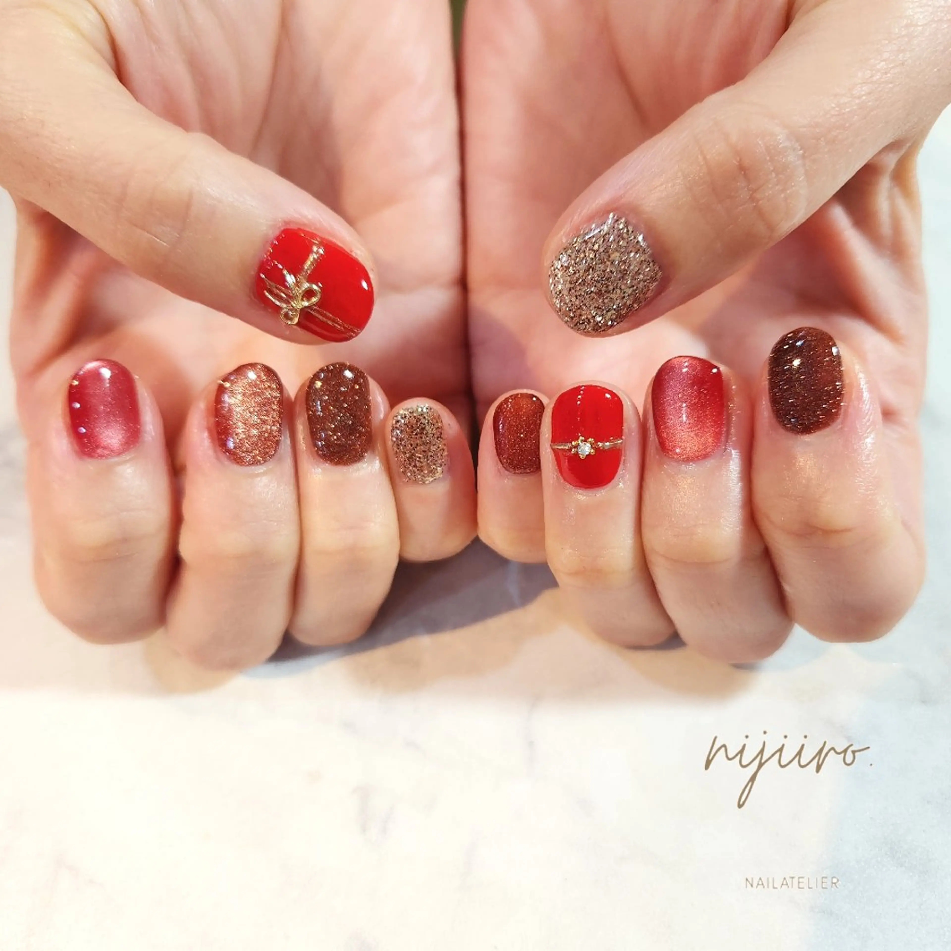 ネイル ハンドネイル nijiiro🌈 サトウのネイルデザイン