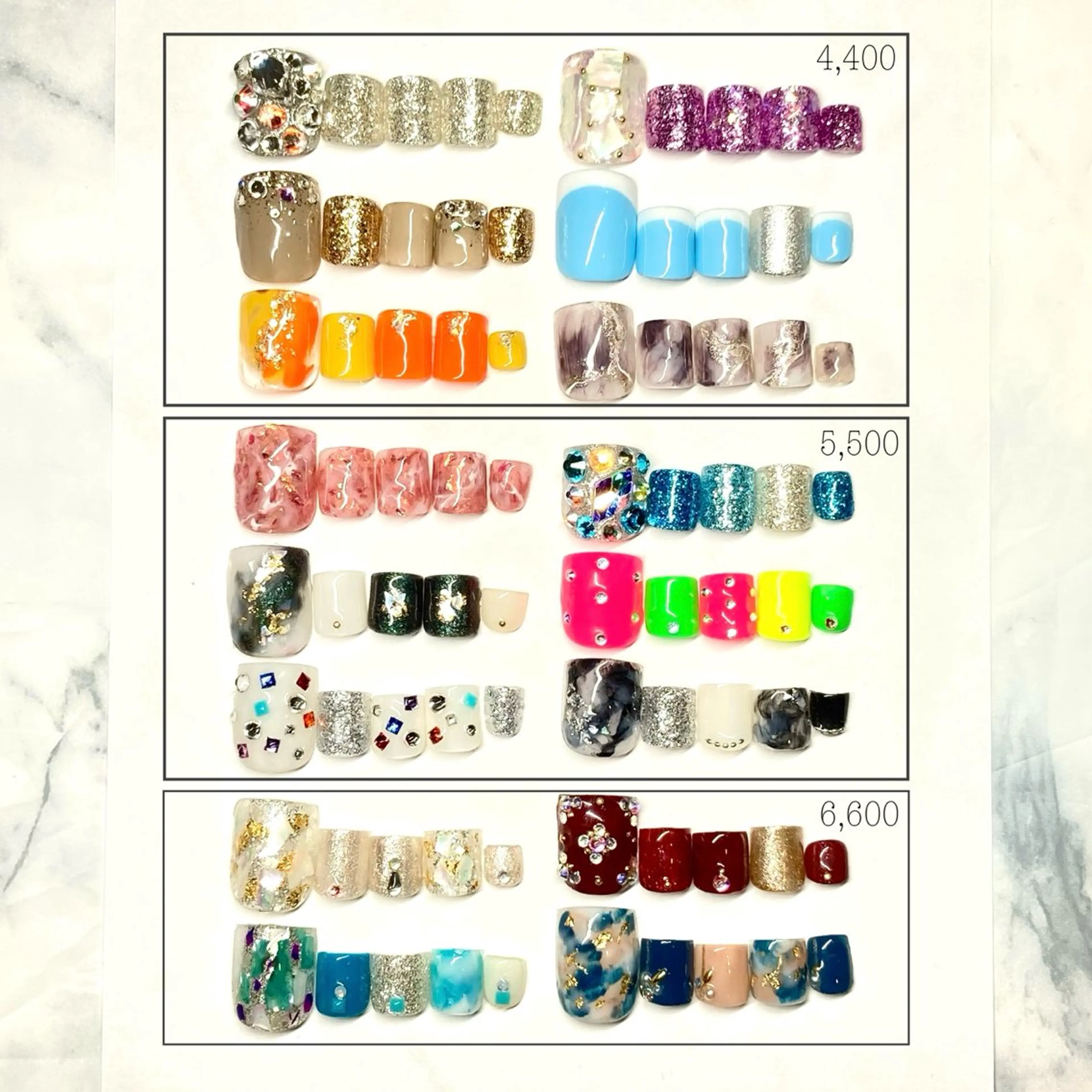 ネイル フットネイル VOGUE ×SWANのネイルデザイン