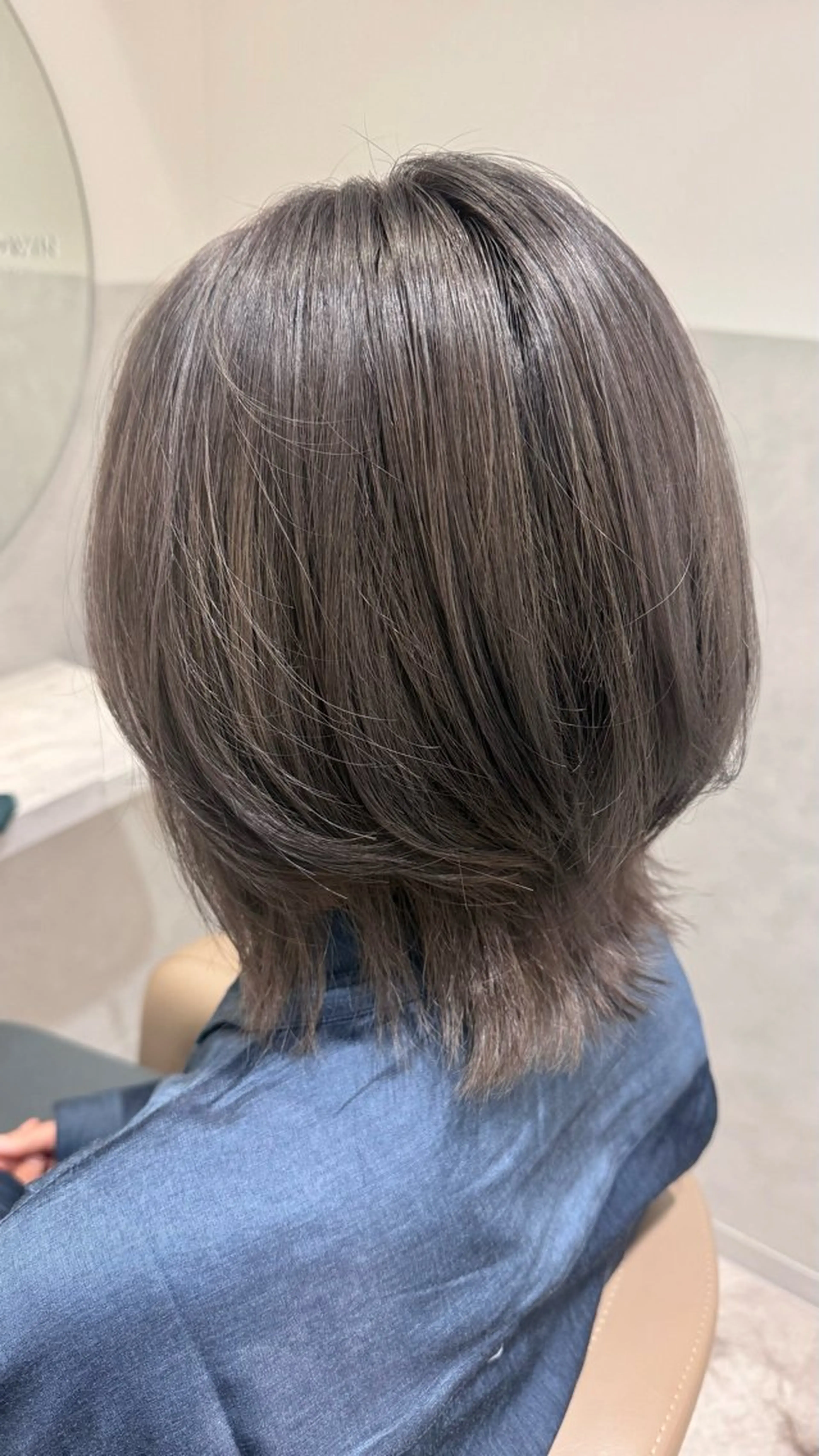 ショート カラー グレージュ くびれヘア レイヤーカット カット ヘアカラー 🌼デザインカラー 🌼kumicoのヘアスタイル