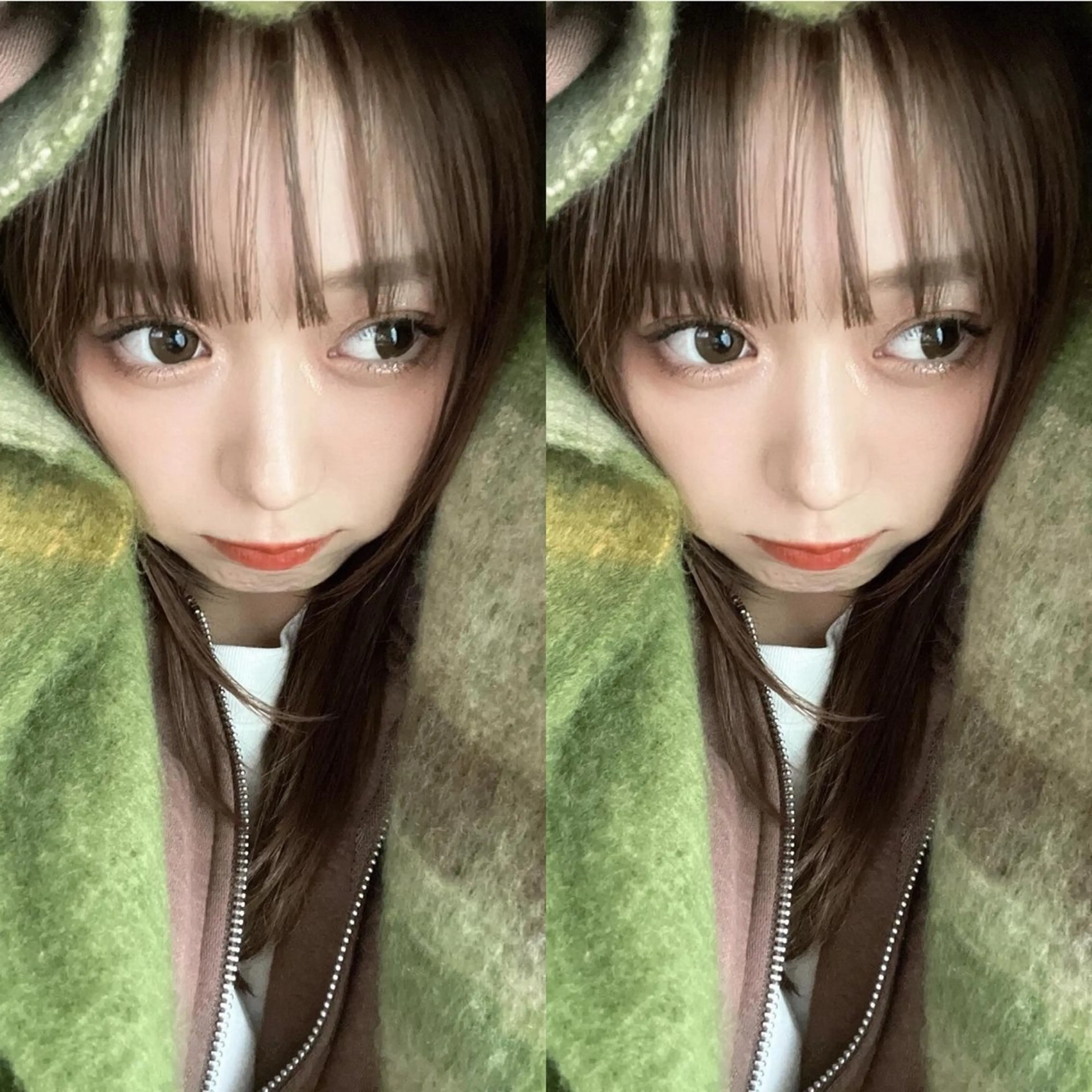 ミディアム カラー レイヤーカット 似合わせカット 山崎/ボブ縮毛矯正 レイヤー髪質改善のヘアスタイル