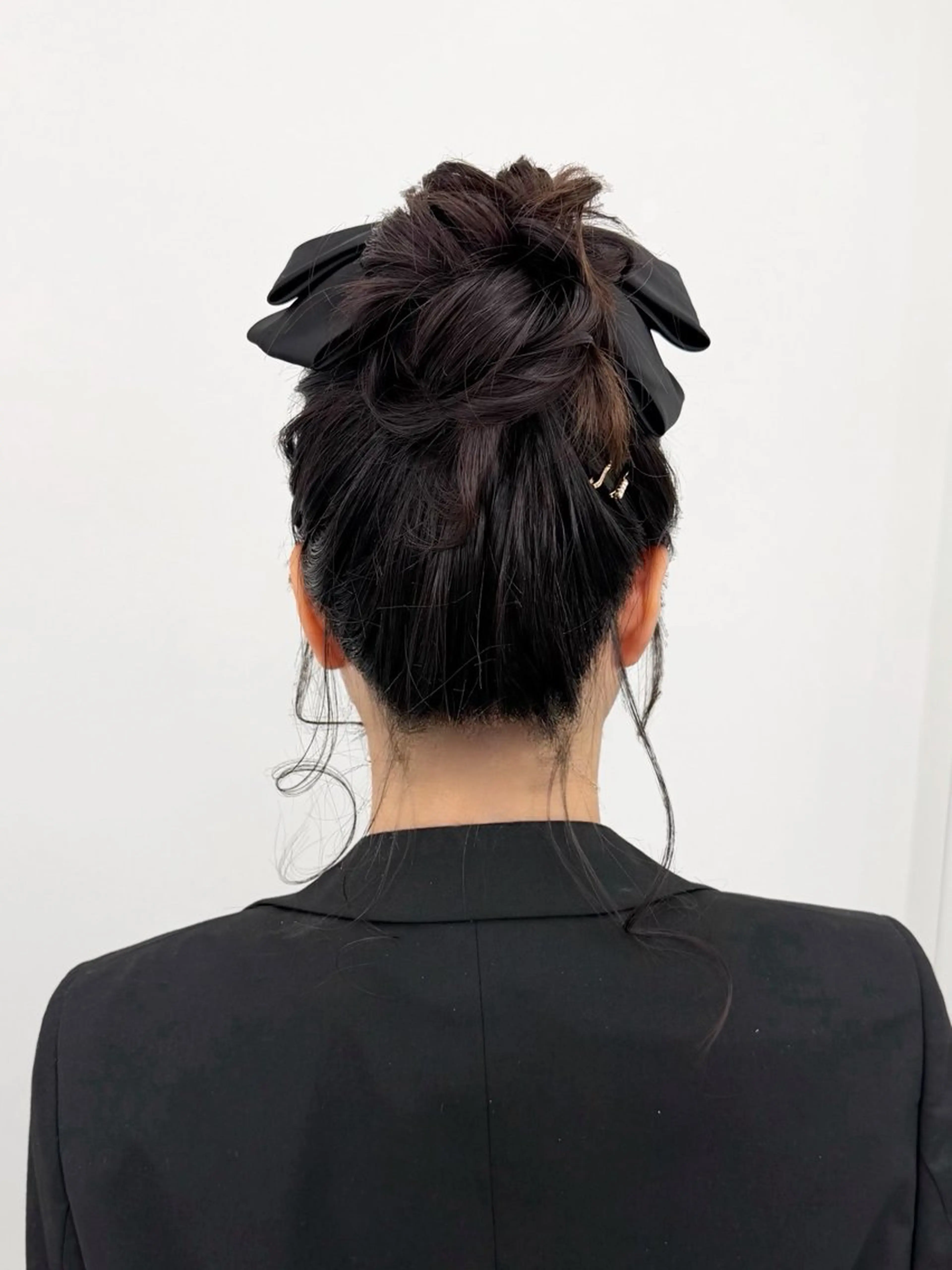ヘアアレンジ お団子ヘア ヘアセット 韓国ヘア/顔周り ヘアセット/加藤優里のヘアスタイル