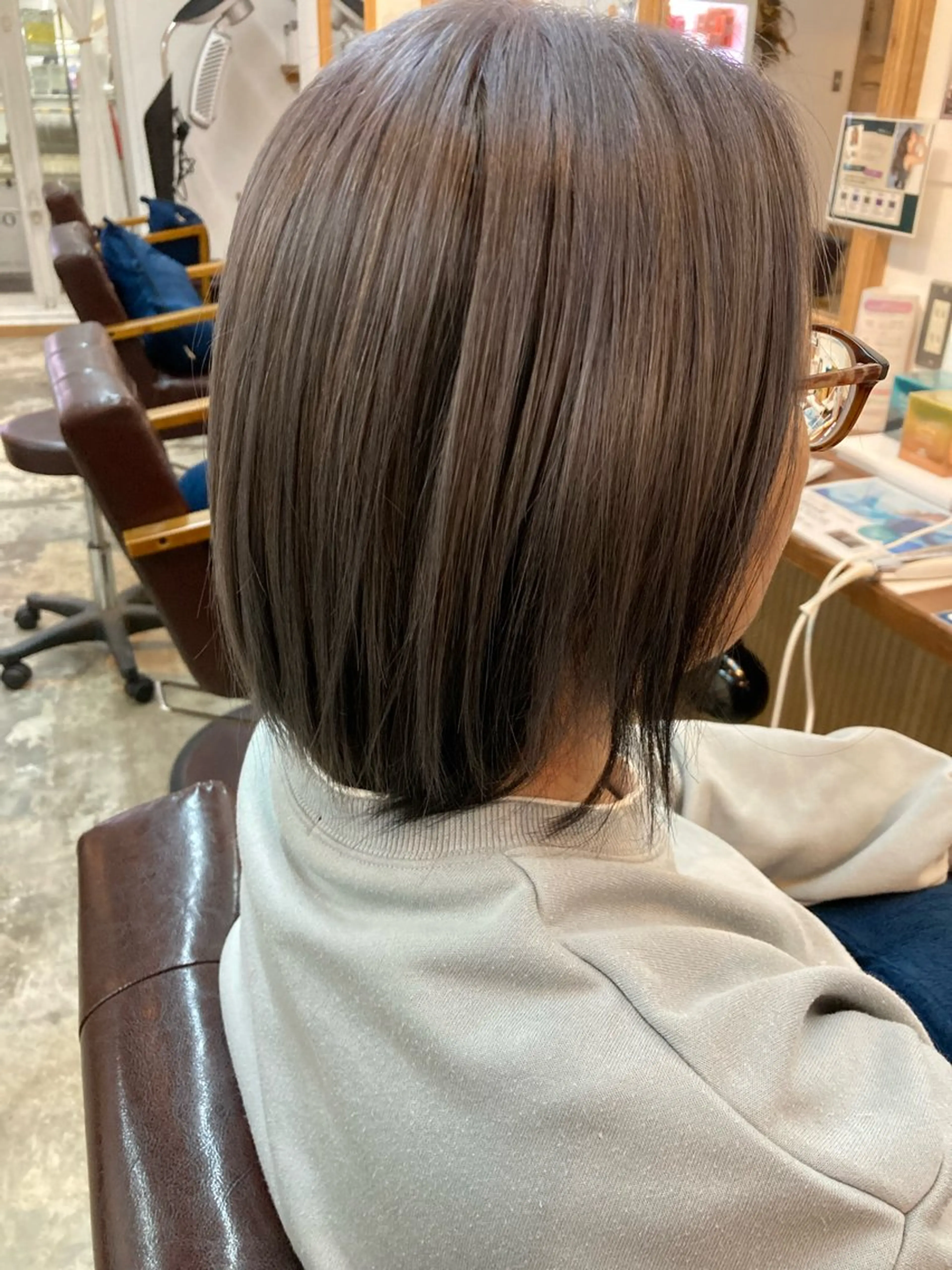 ミディアム ヘアカラー 💫 シュン💫のヘアスタイル