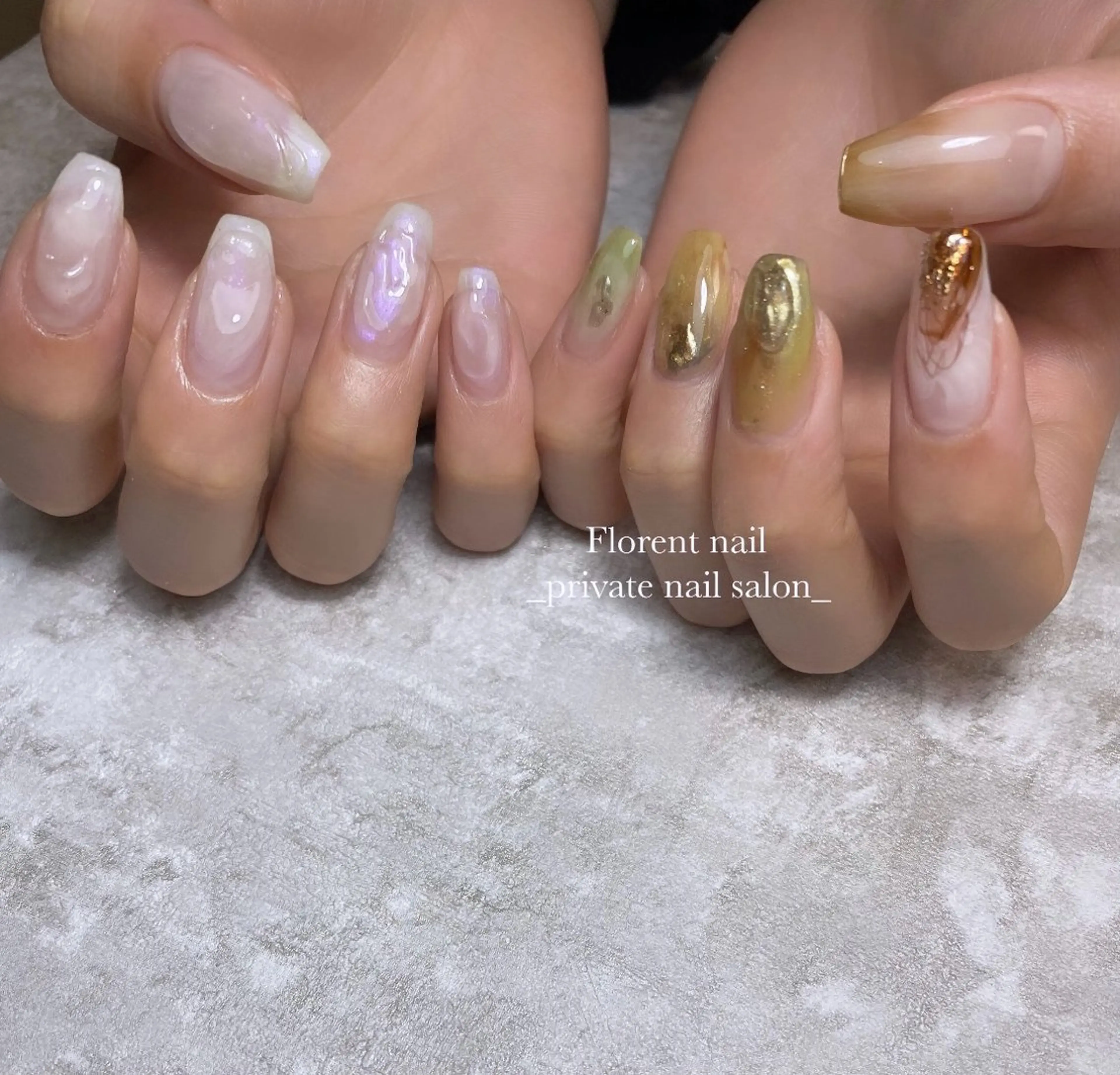 ネイル ハンドネイル florent nailのネイルデザイン