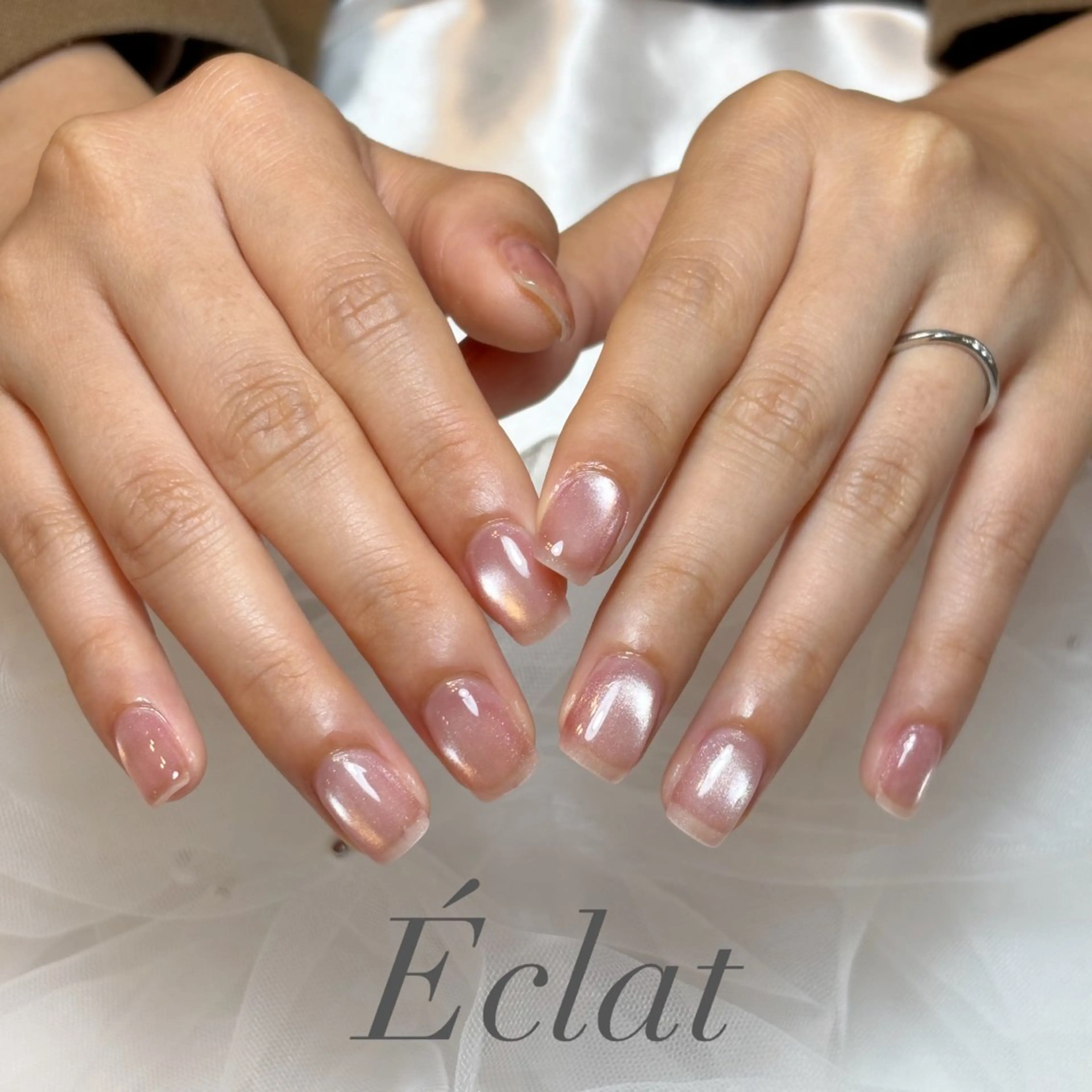 ネイル マグネットネイル ハンドネイル nail salon Éclatのネイルデザイン