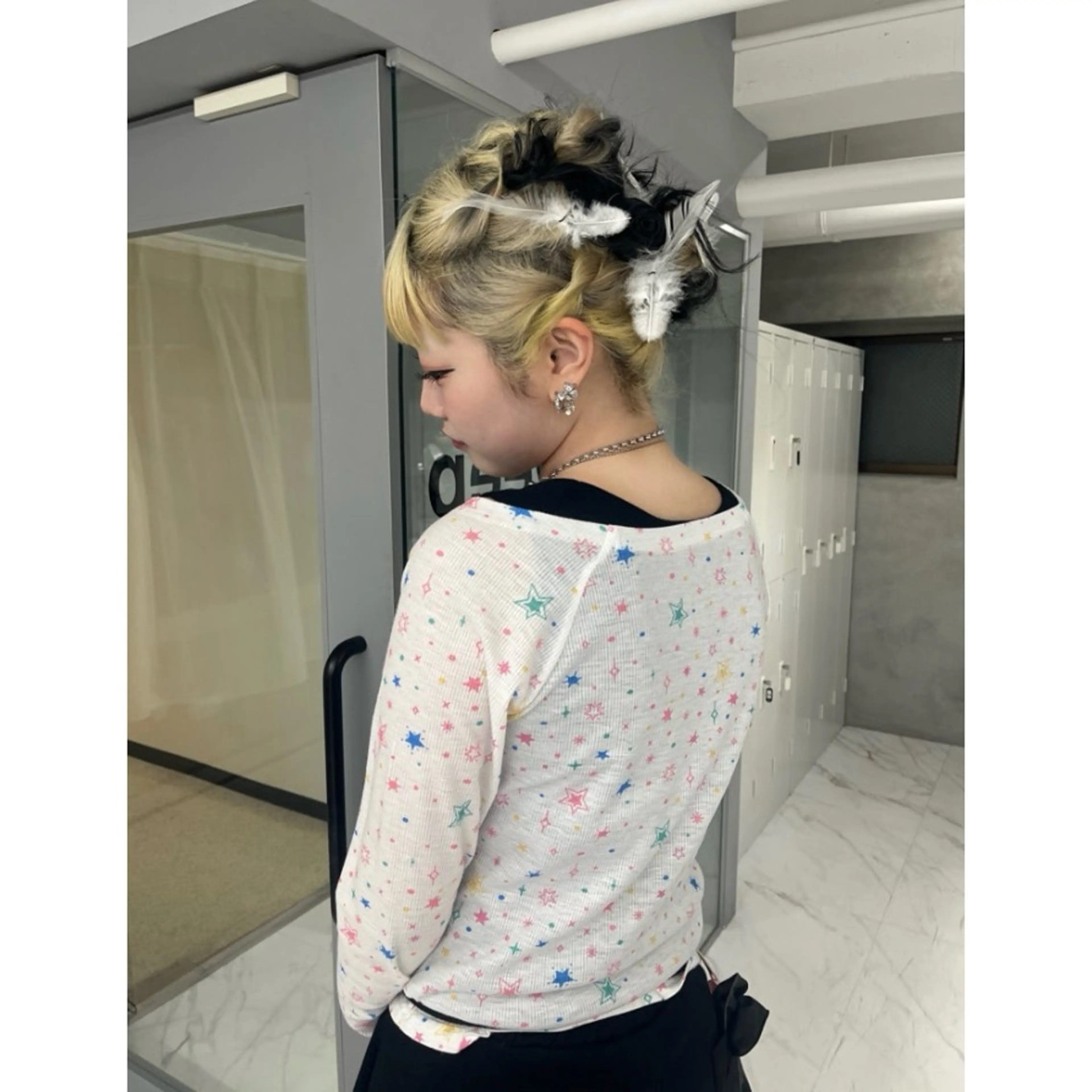 ヘアアレンジ ボブ ヘアセット 広香🪽ハイトーン/ レイヤー/ヘアセットのヘアスタイル