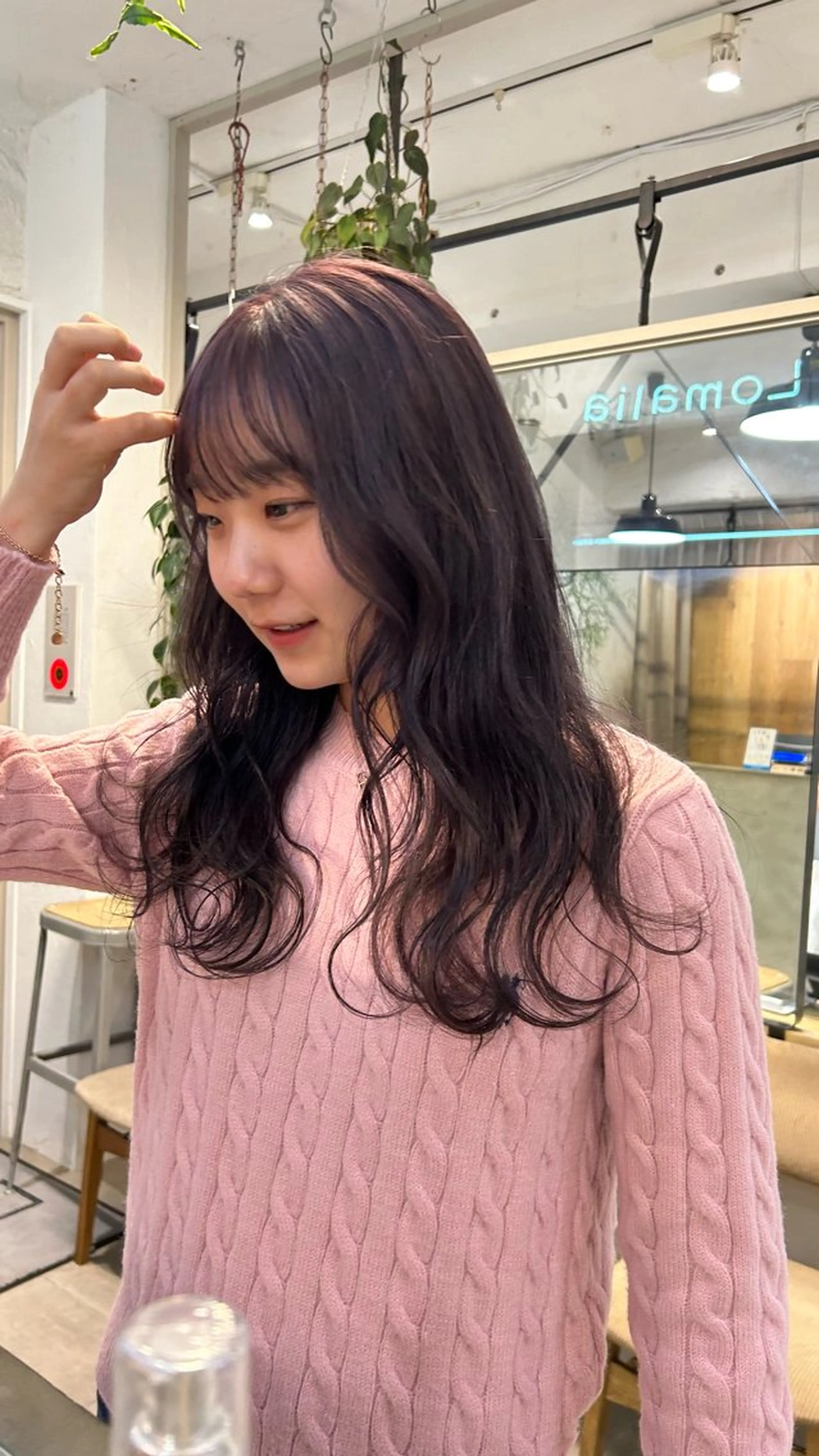 セミロング カラー カット ヘアカラー じゅわっと暖色カラー 🍊Moemiのヘアスタイル