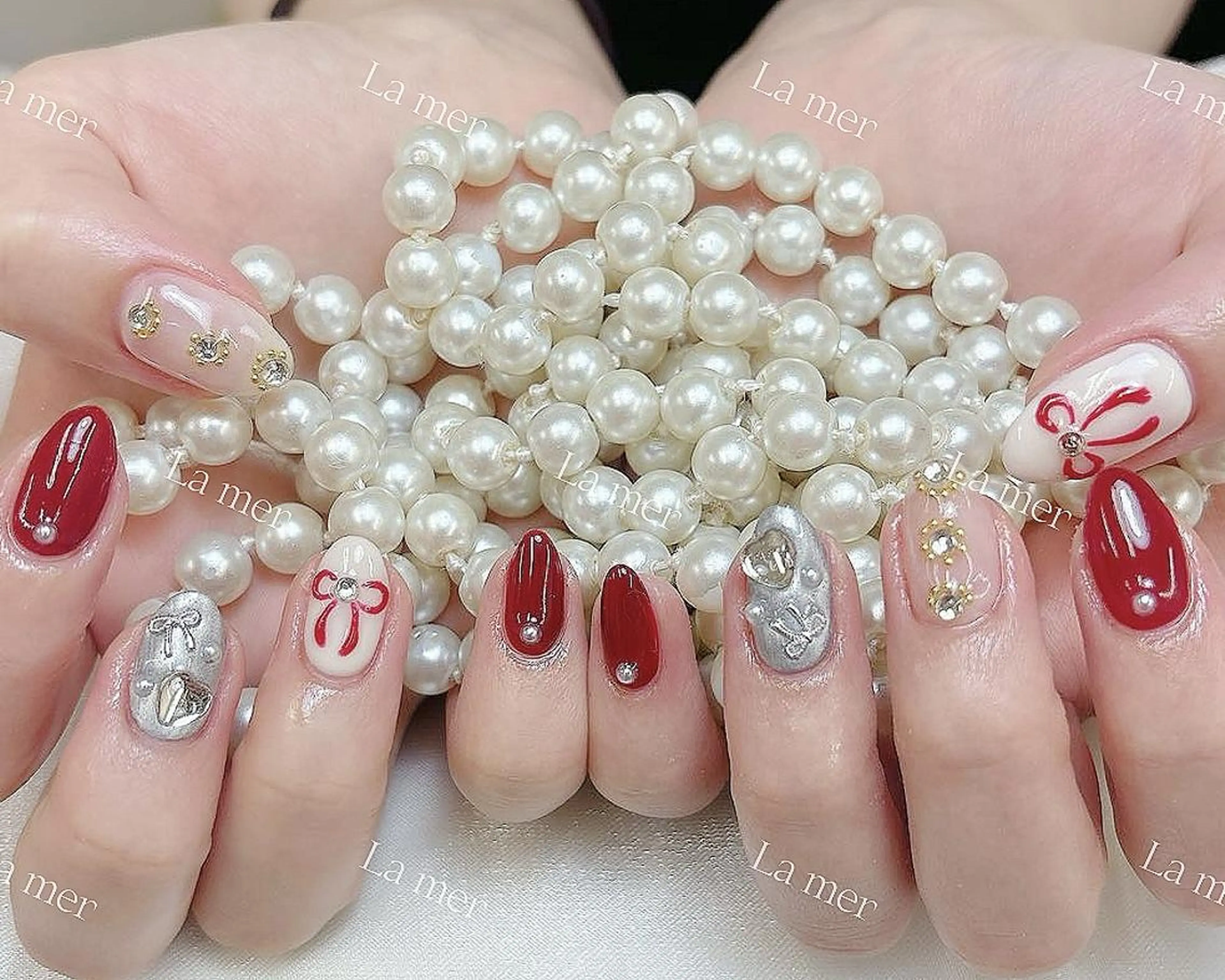 オフなし持ち込みデザイン＋10本アート（ジェルオフあり+500円)の写真