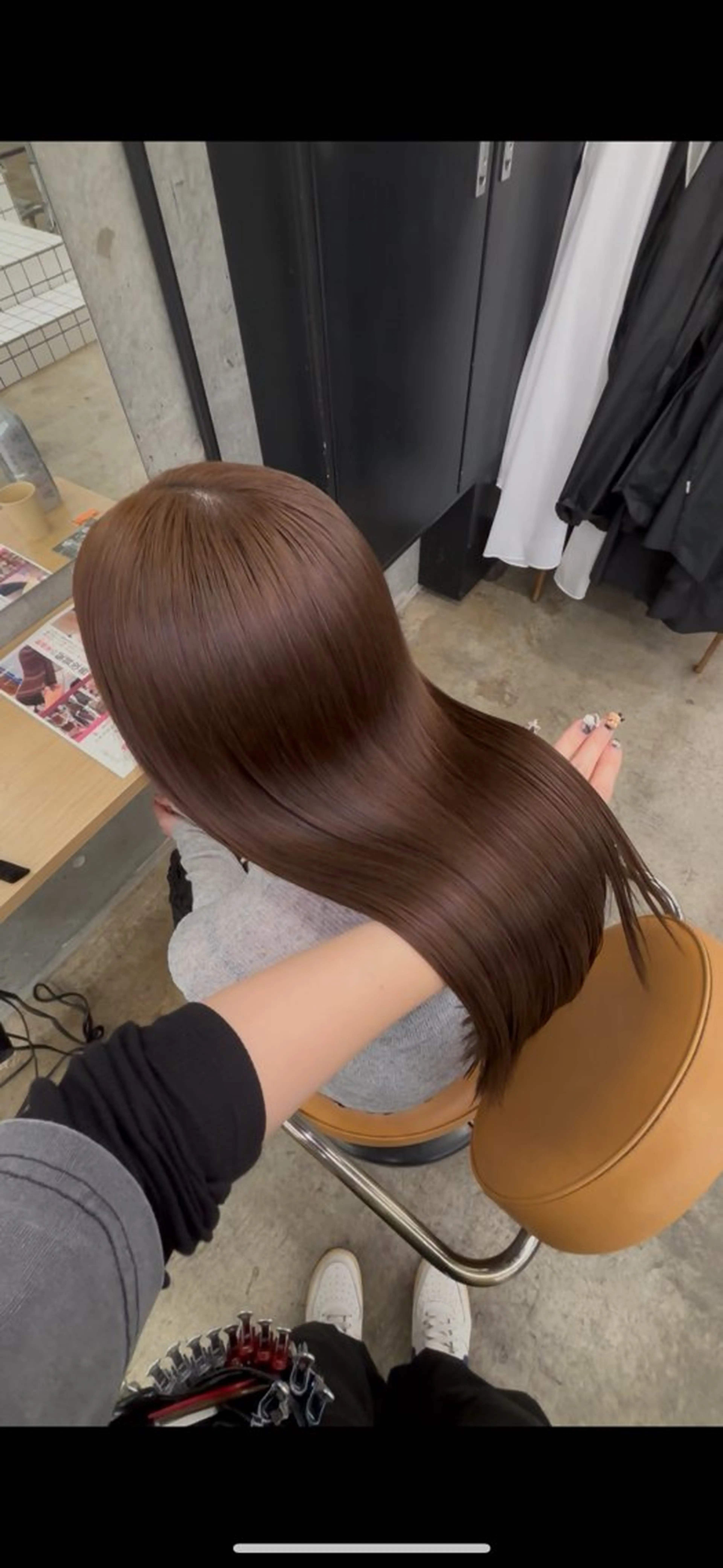 ロング カラー 縮毛矯正 トリートメント ダメージレス艶髪 🦋MISAKI🦋のヘアスタイル