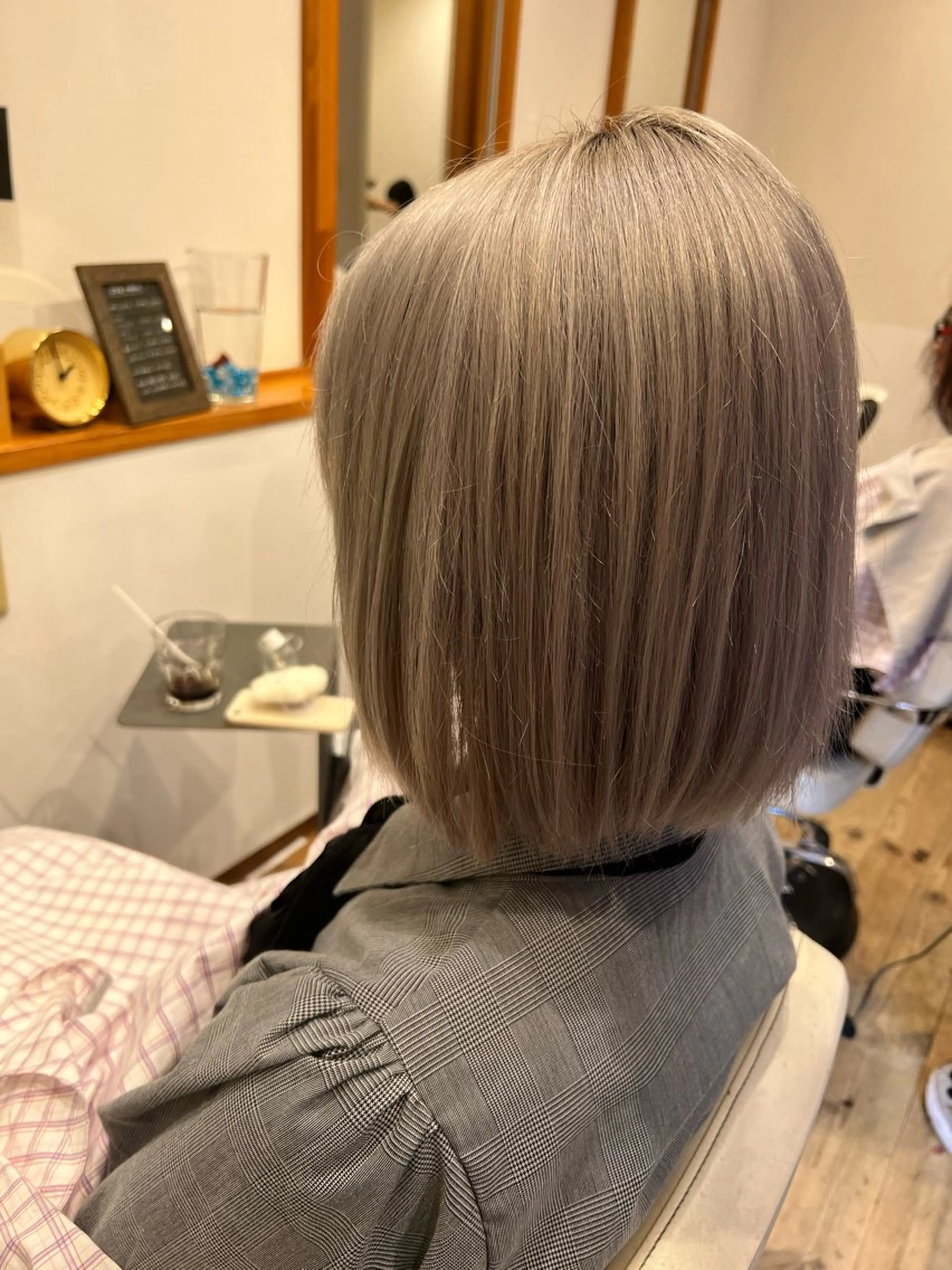 ミディアム ヘアカラー トリートメント アザマ　ヤスカツ _rosso 川口のヘアスタイル