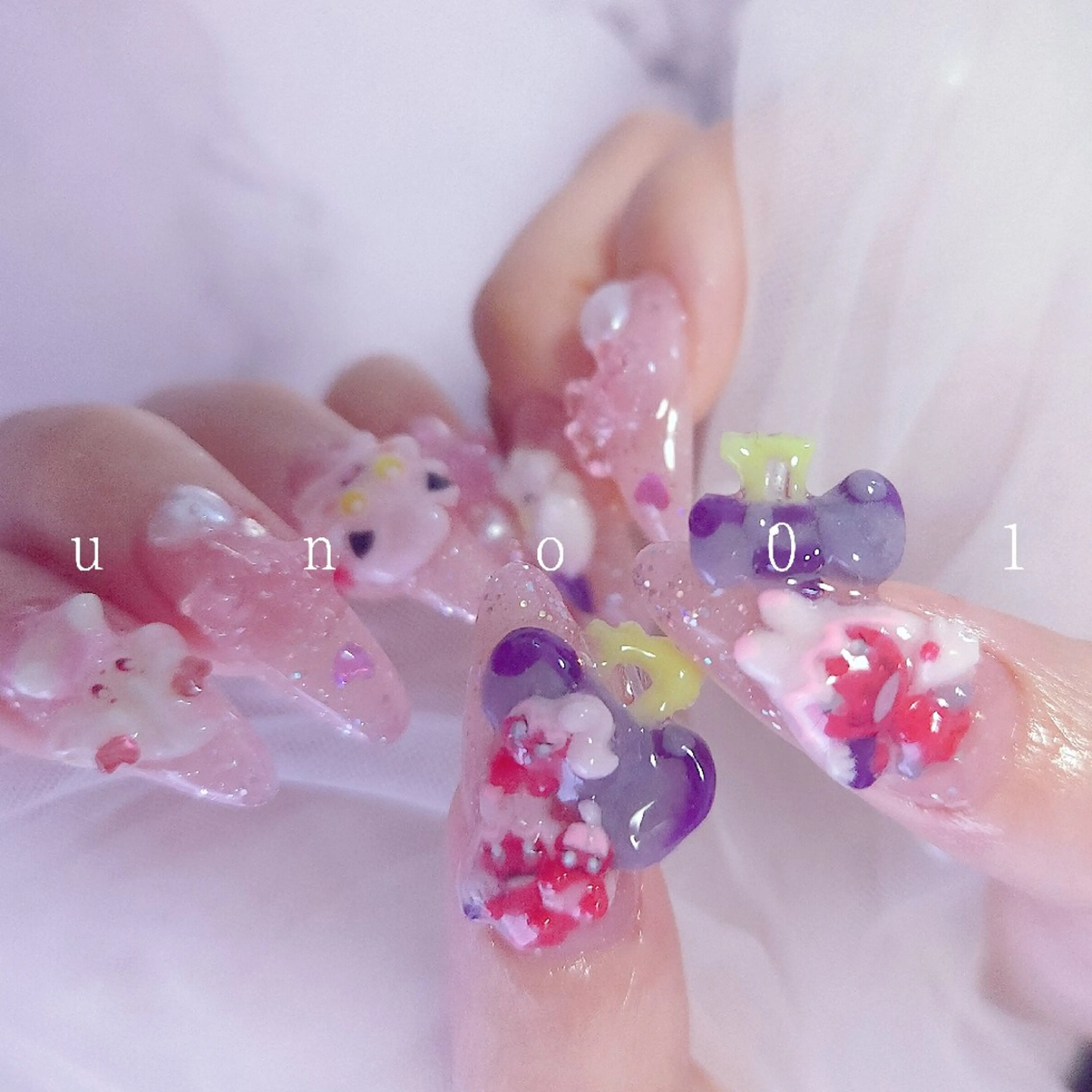 ネイル 梅田🦄中崎町🩵 u n o 0 1のネイルデザイン
