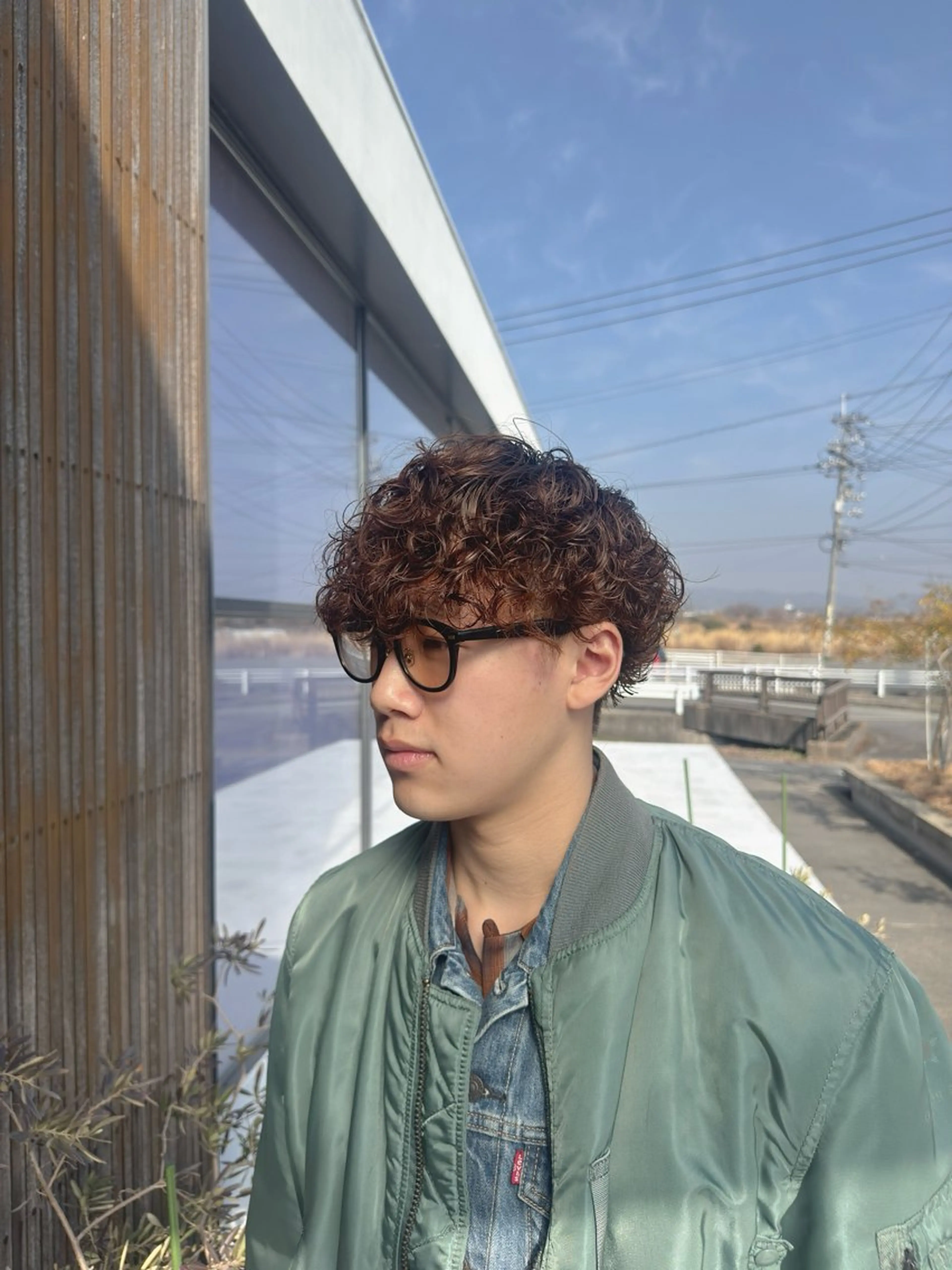 ショート パーマ スパイラルパーマ カット パーマ トリートメント CUTS 東尾道/ 市川聖也のヘアスタイル