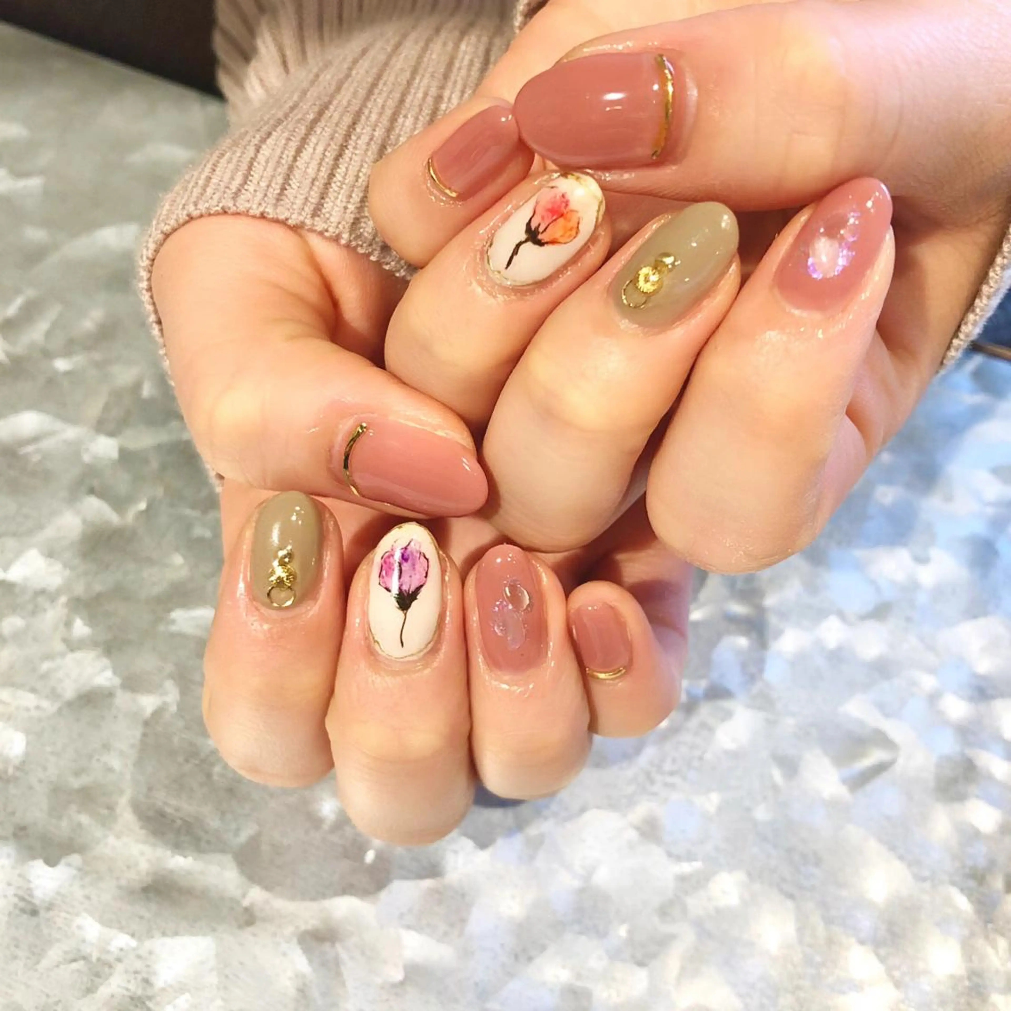 ネイル 春ネイル TRAM-nail moriizumiのネイルデザイン