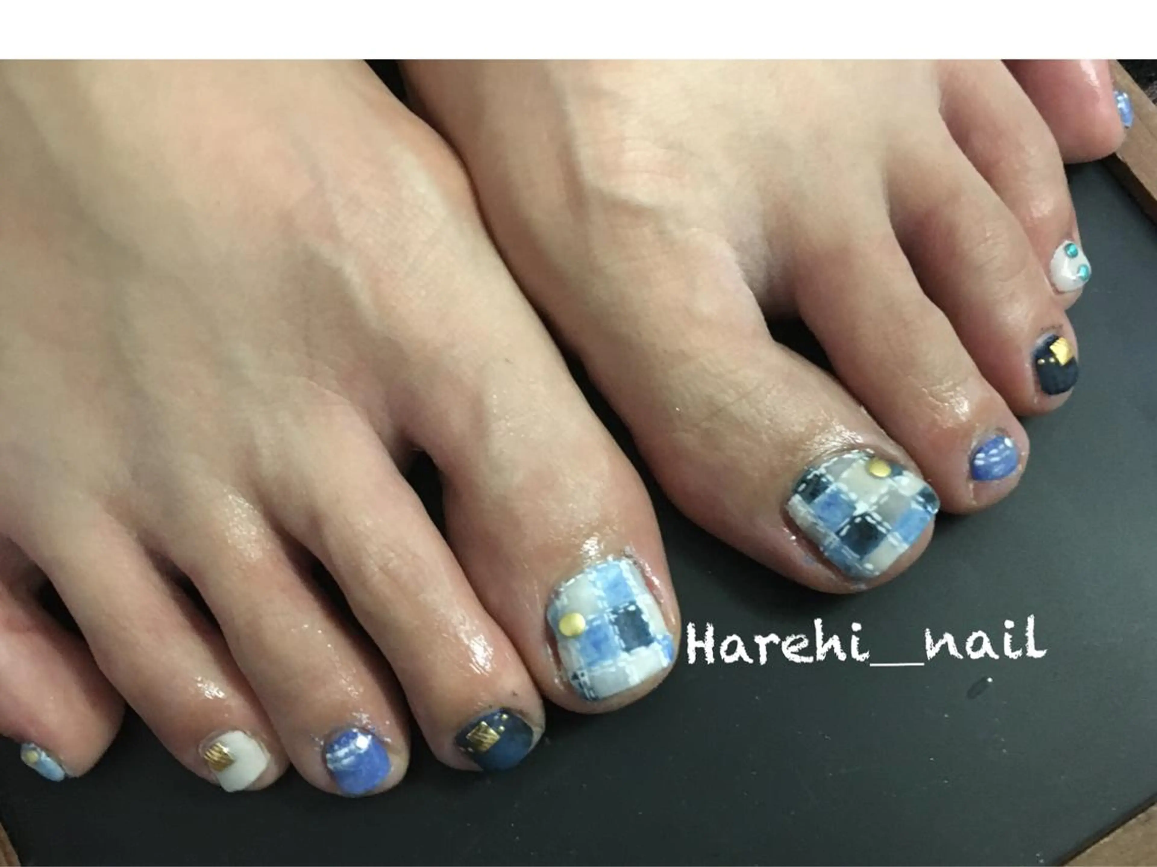 ネイル フットネイル Harehi_ nailのネイルデザイン