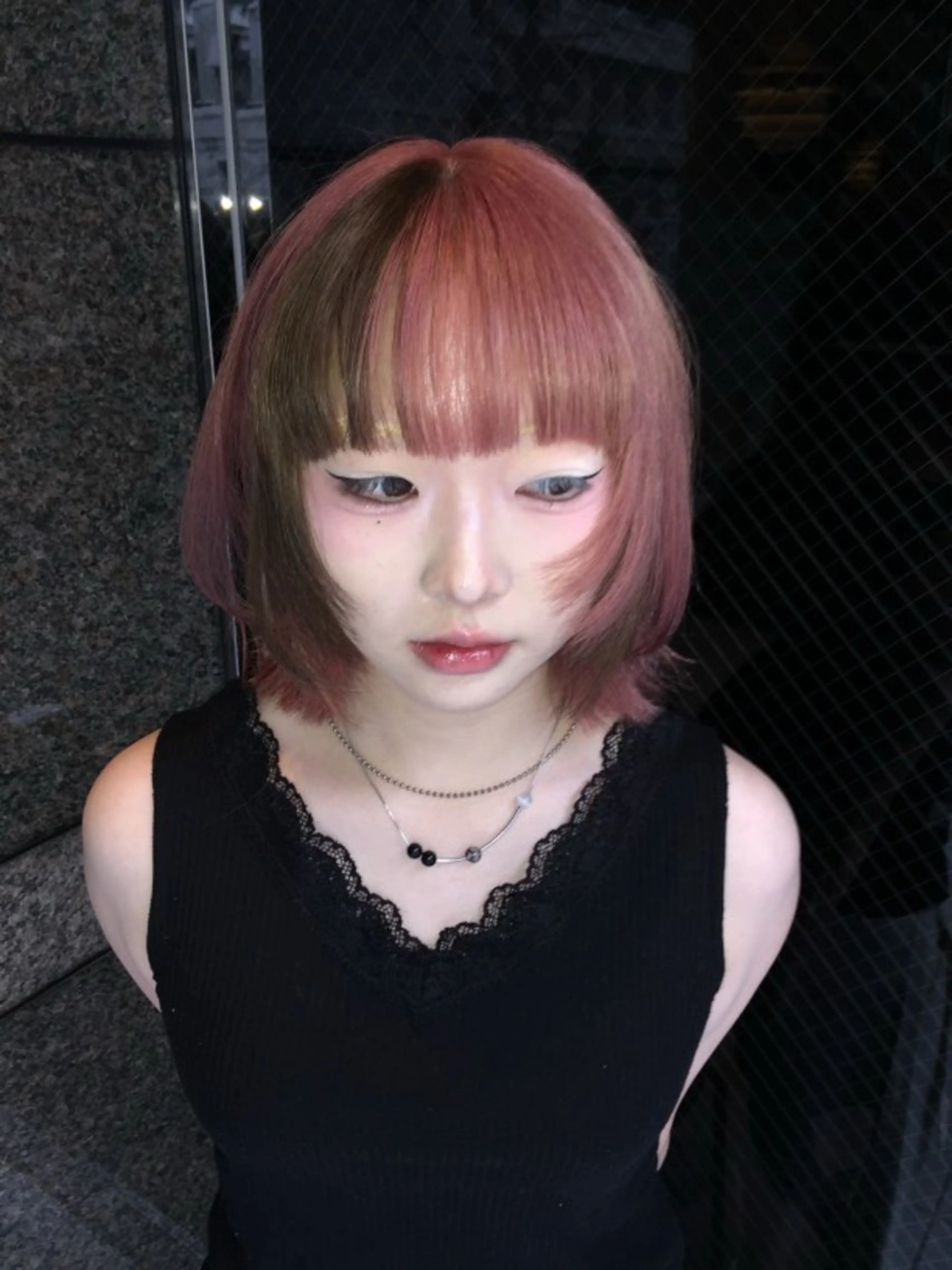 ミディアム カラー カット ヘアカラー kii所属・山下 夏季のヘアスタイル