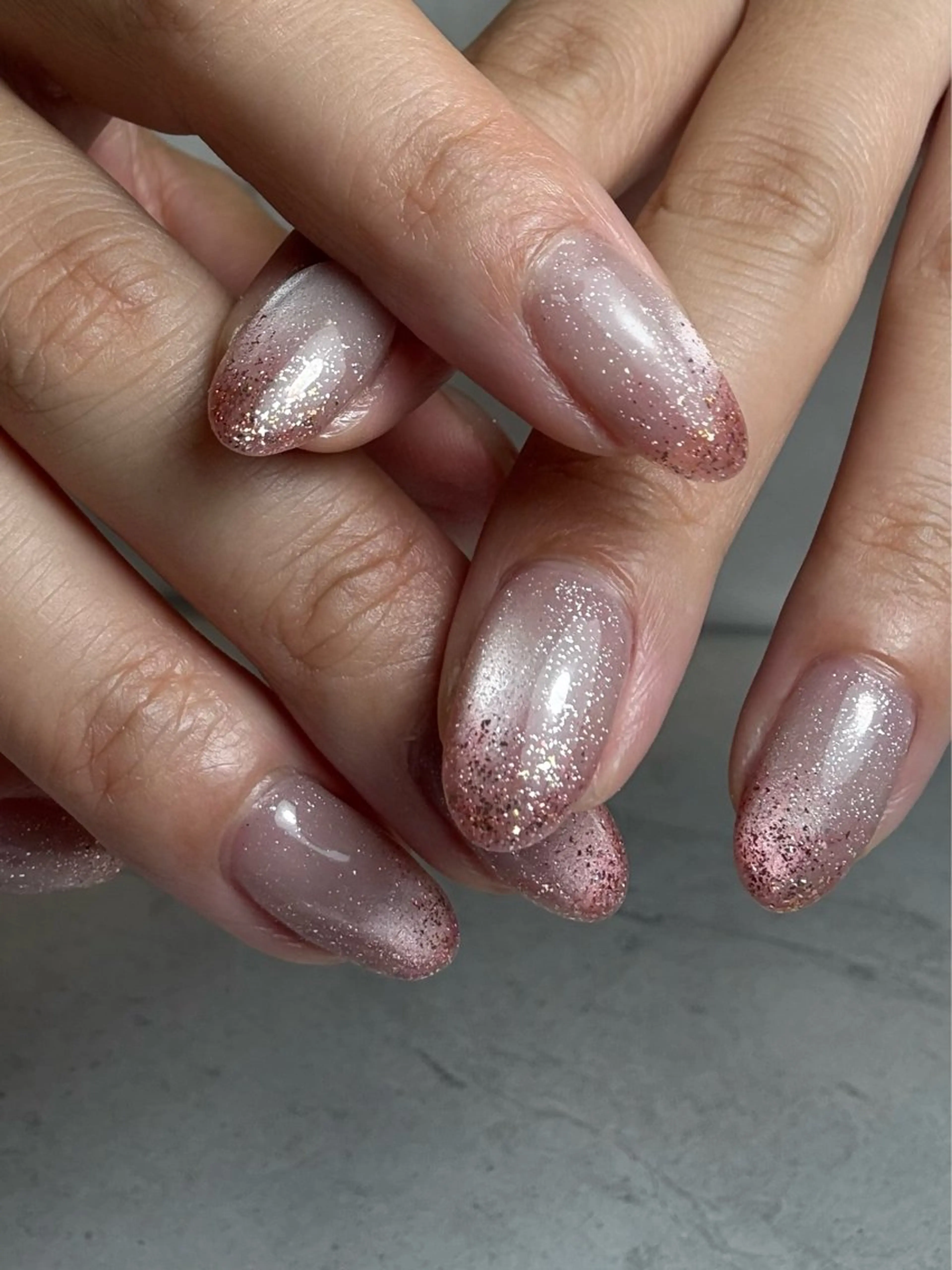 ネイル ラメ(グリッター) ハンドネイル A. nailのネイルデザイン
