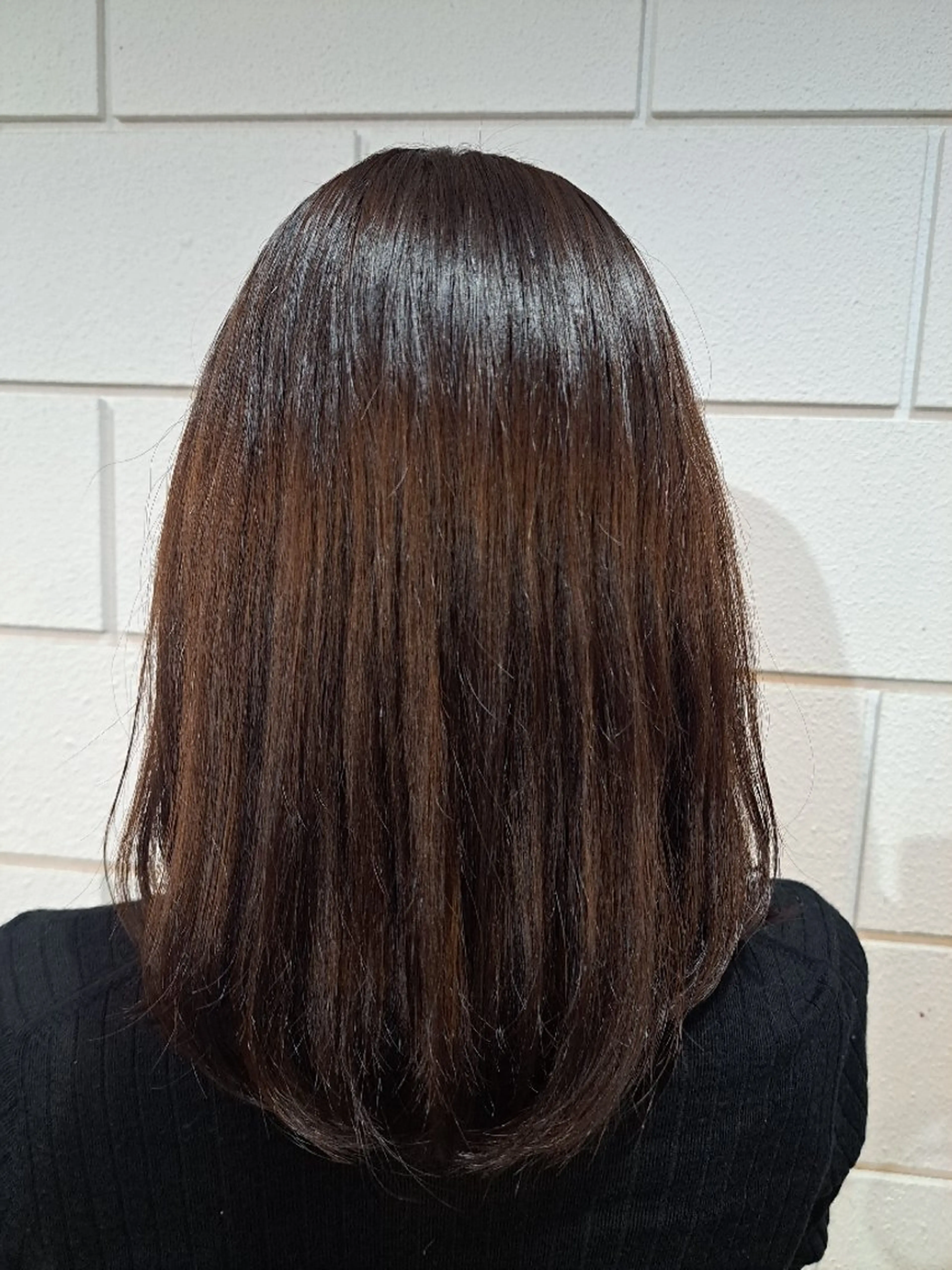 セミロング カラー 松島 冬浬のヘアスタイル