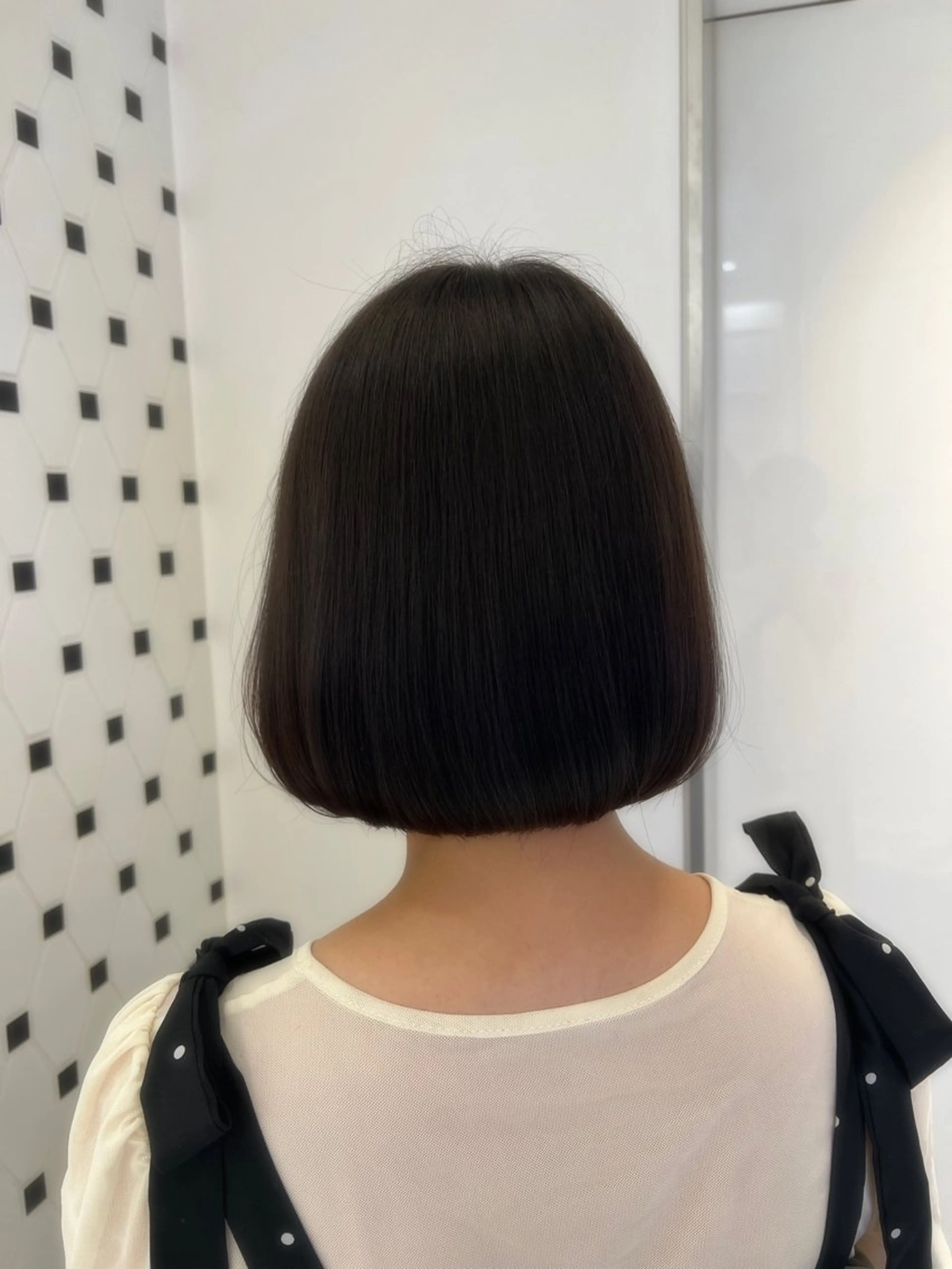 ショート カラー ヘアアレンジ カット ヘアカラー トリートメント 顔周り/透明感/銀座 🩵rinoのヘアスタイル
