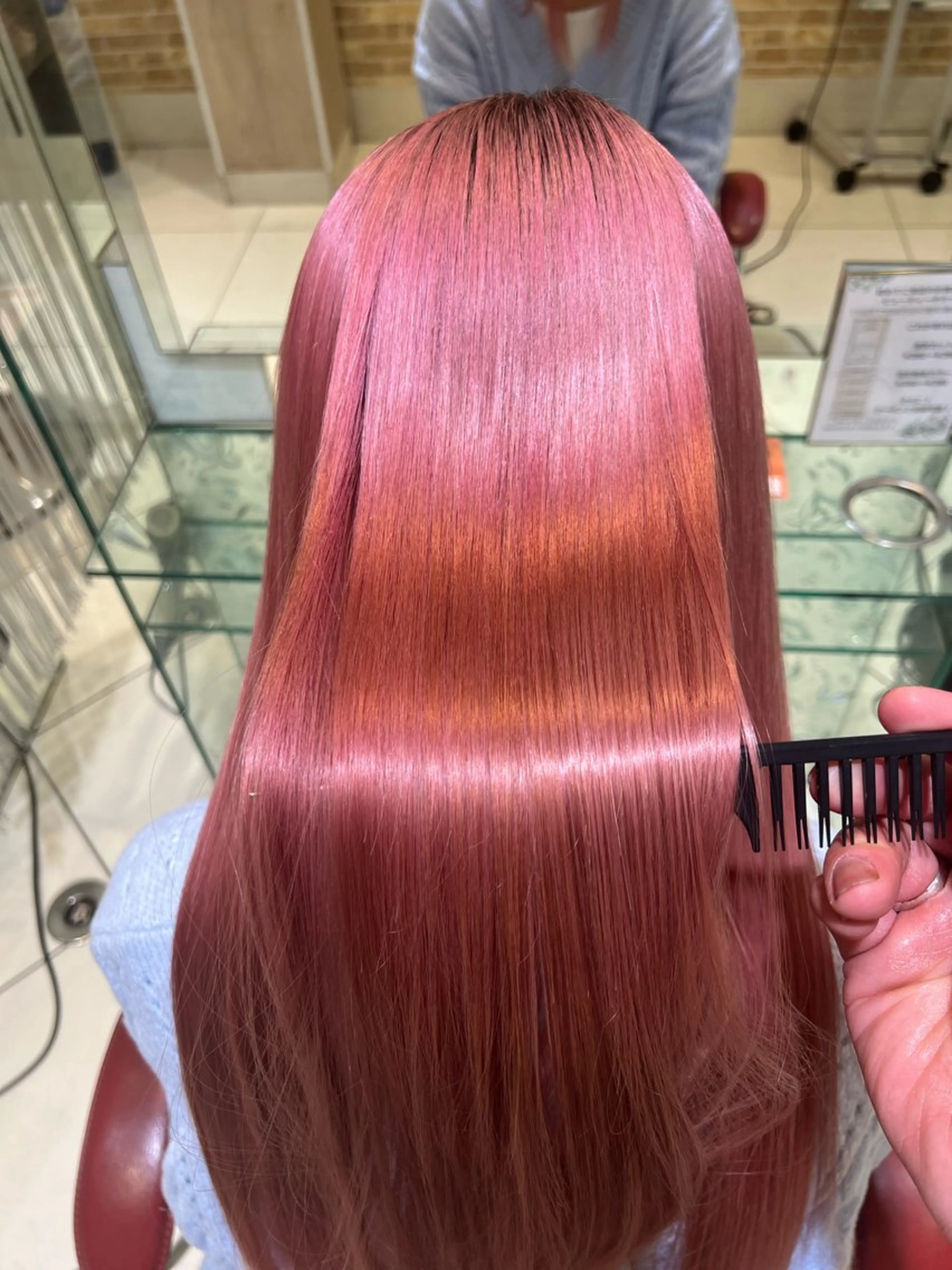 カラー バレイヤージュ ブリーチ ケアブリーチ 透明感カラー デザインカラー カット ヘアカラー ボブ/ハイトーン髪質 改善/越谷✨クラモチのヘアスタイル
