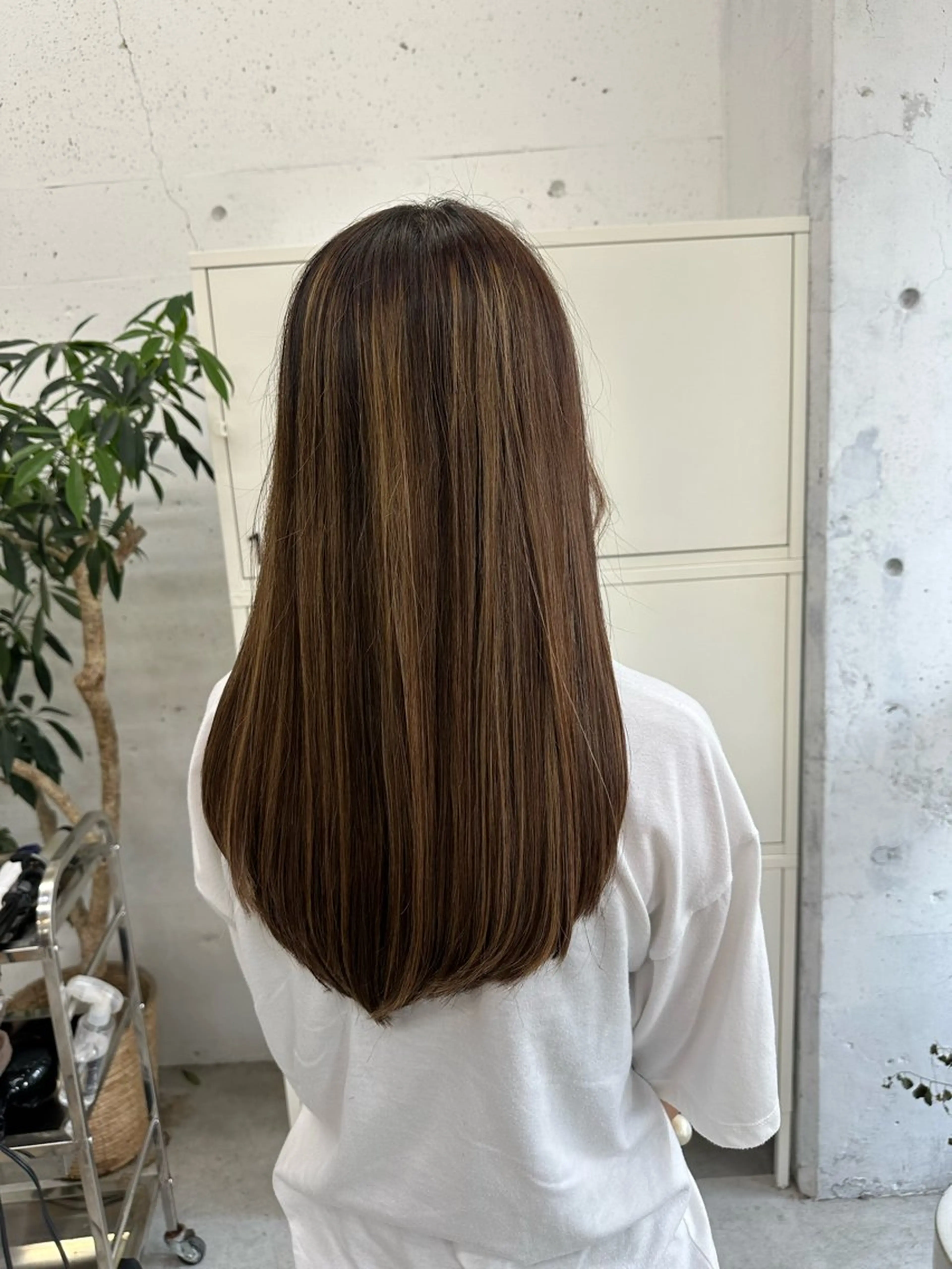 ロング カット MUKU ひかるのヘアスタイル
