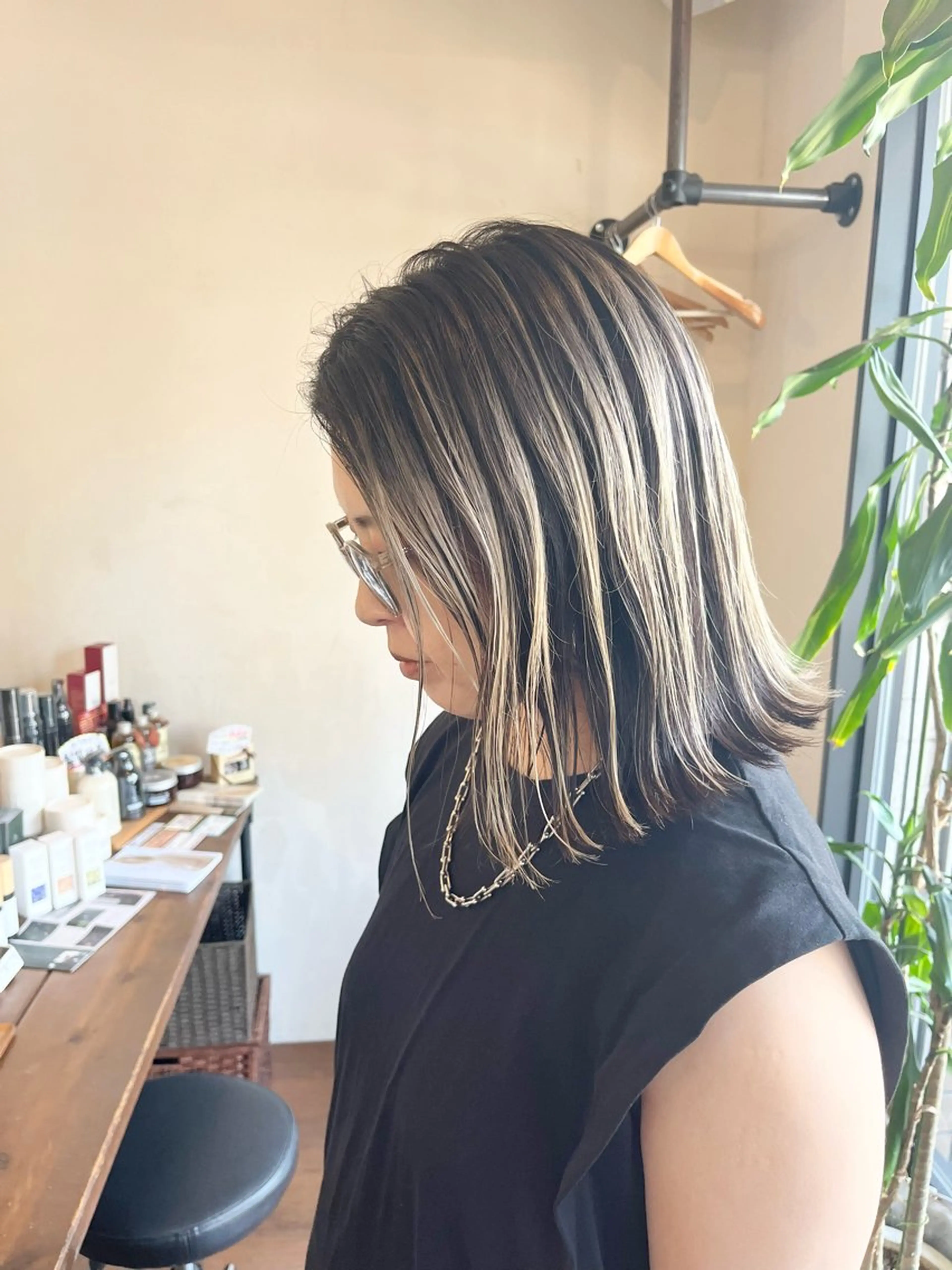 ミディアム カラー カット ヘアカラー トリートメント AKALA HAIR 西宮店　Juriのヘアスタイル
