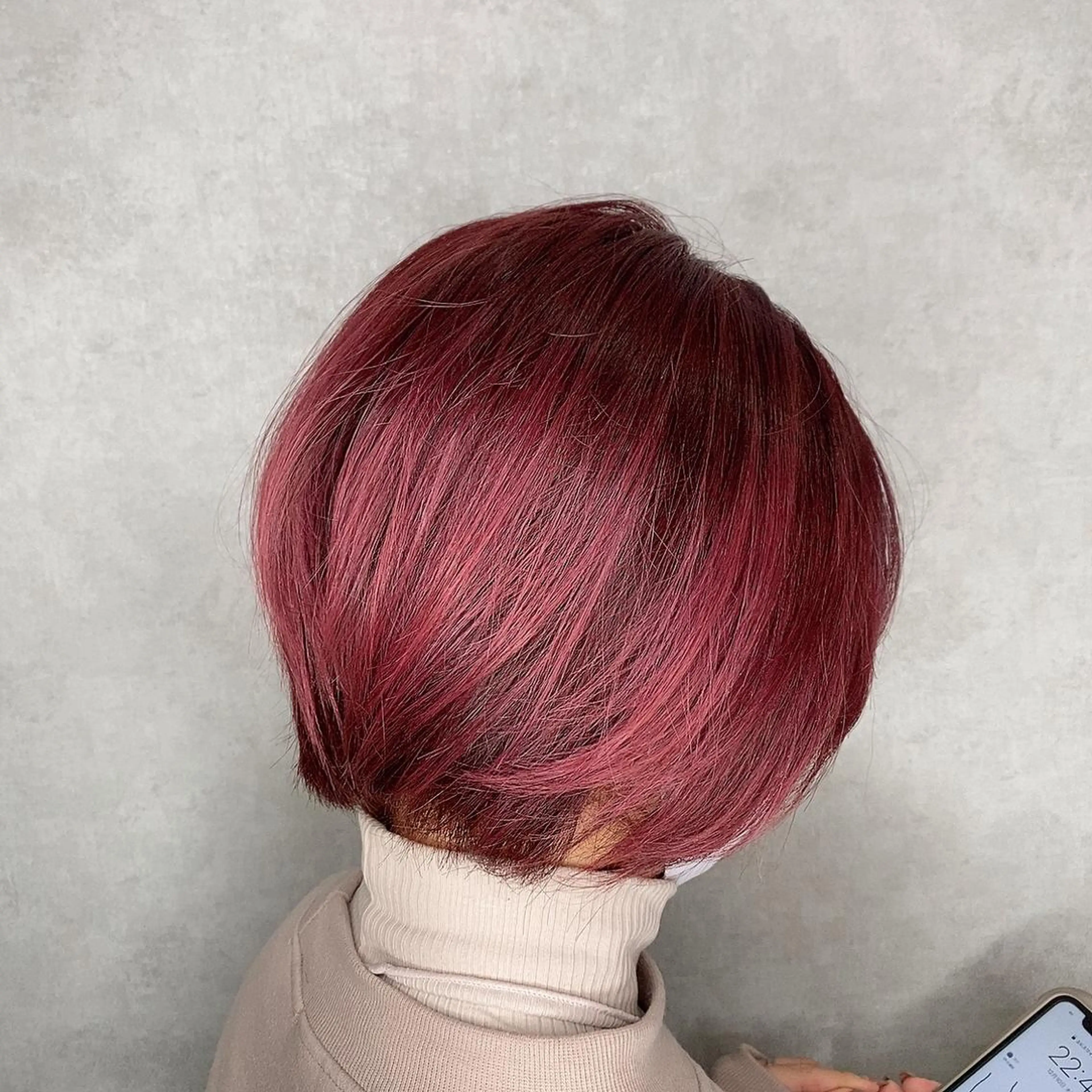 ショート 福岡縮毛矯正✨️ ストレート 向井和輝のヘアスタイル