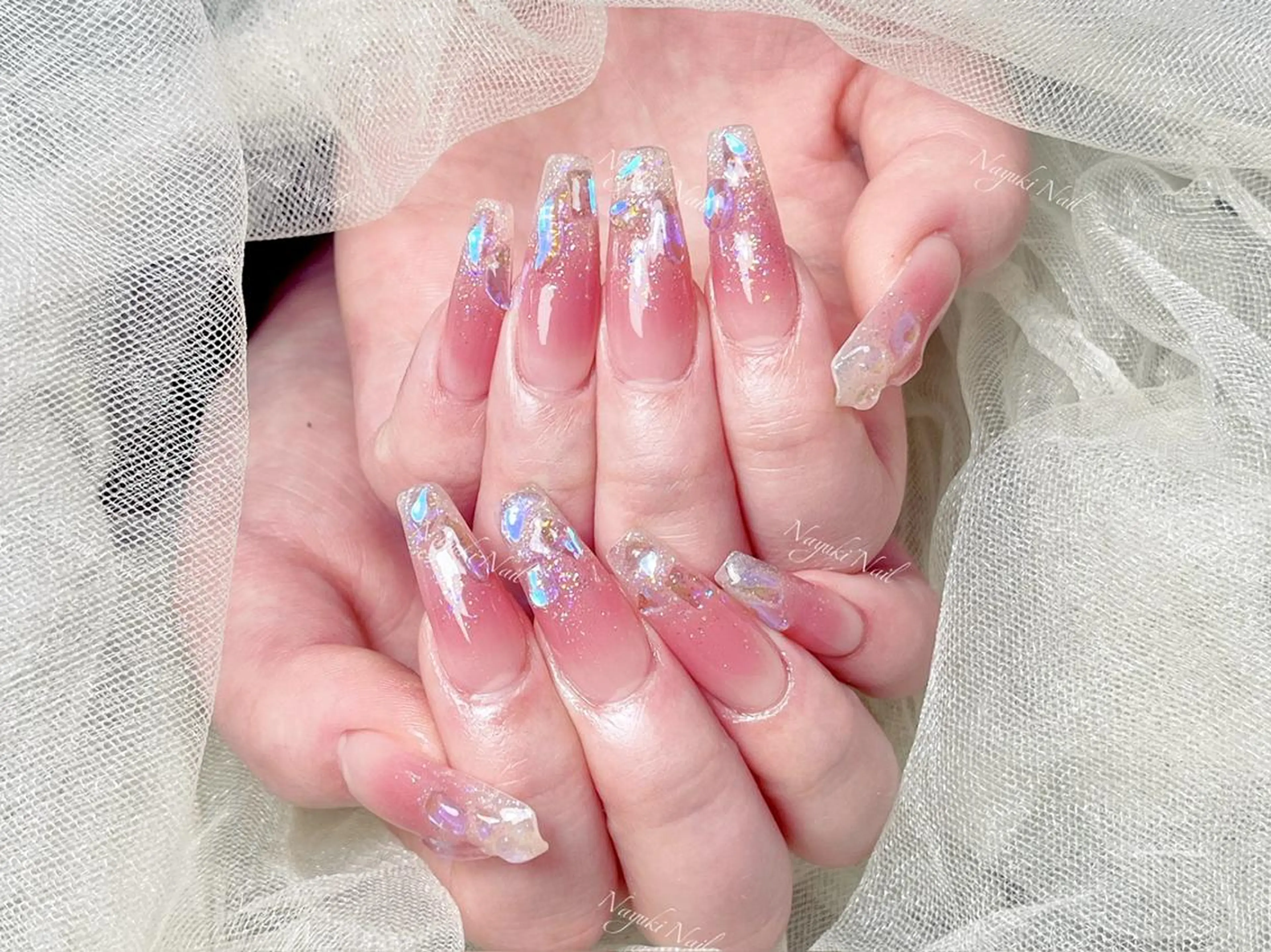 🌸人気NO.3🌸💅チップ長さだし💅持ち込みデザイン(デザイン10本ok)13980の写真