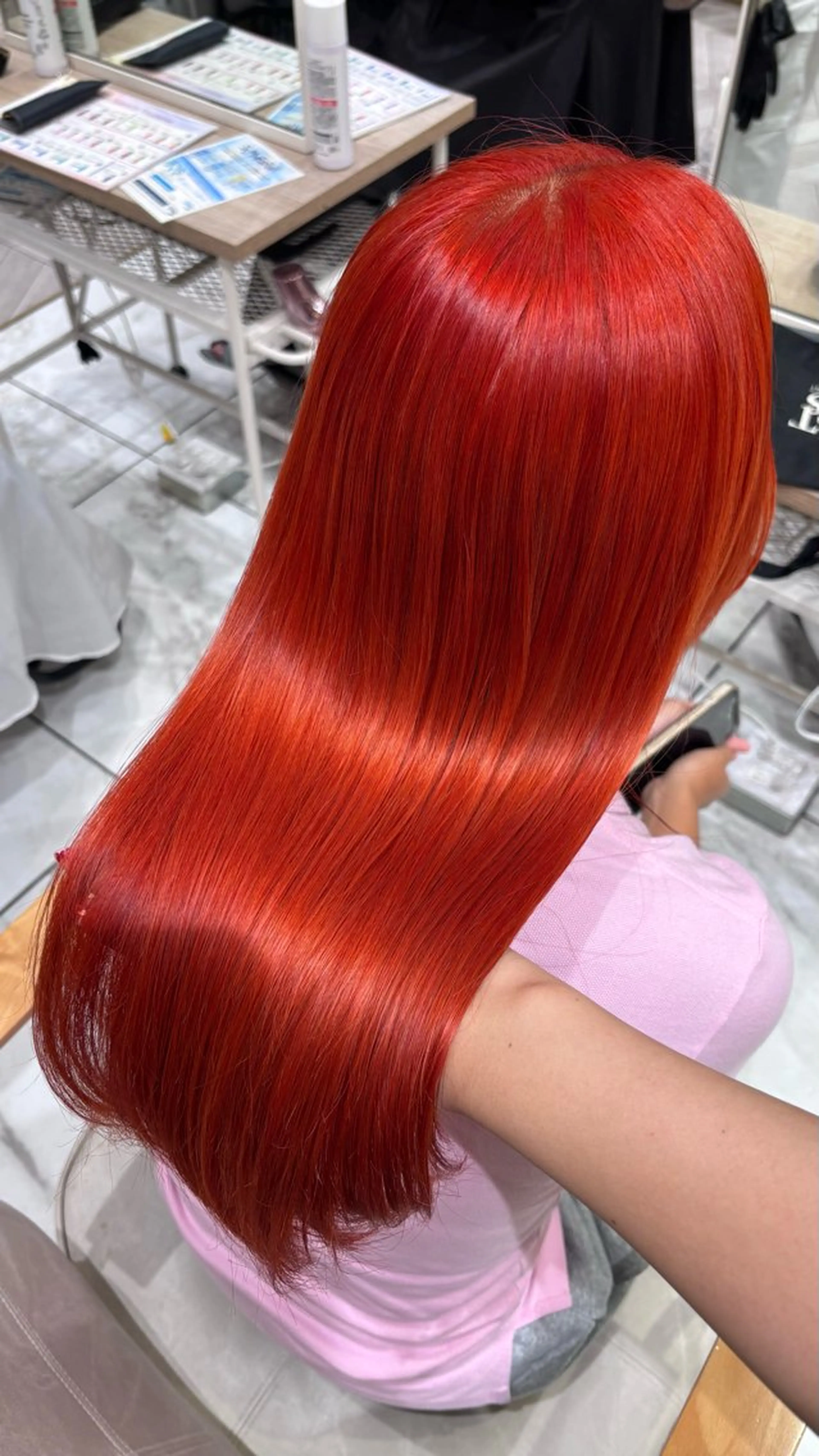ロング ヘアカラー ヘアセット ハイトーンカラー🫧 🥣KYOKAのヘアスタイル