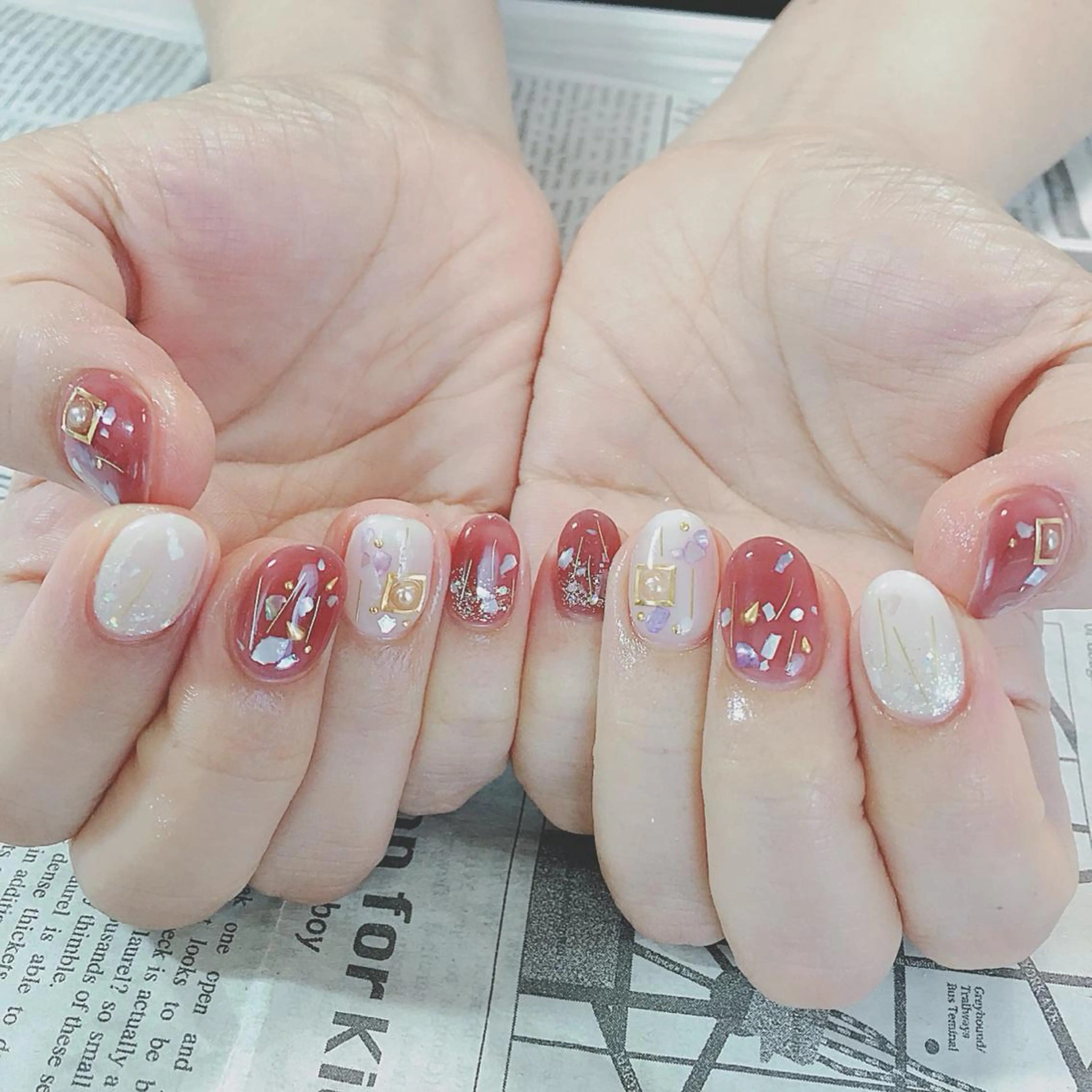 ネイル ハンドネイル ハンドケア 森山 舞のネイルデザイン