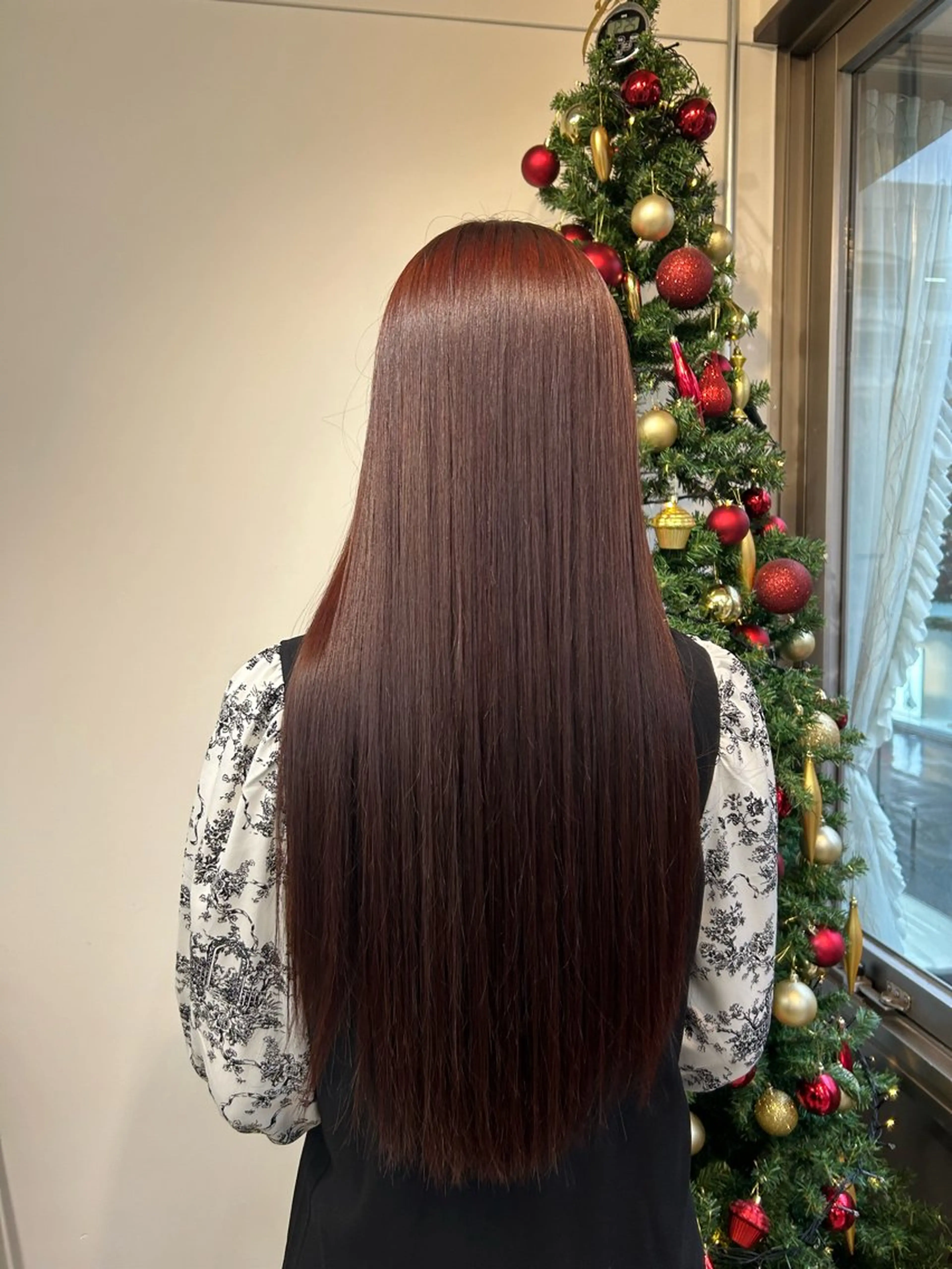 カラー ヘアカラー ベージュ/ダブルカラ ー/新潟駅/青柳萌果のヘアスタイル