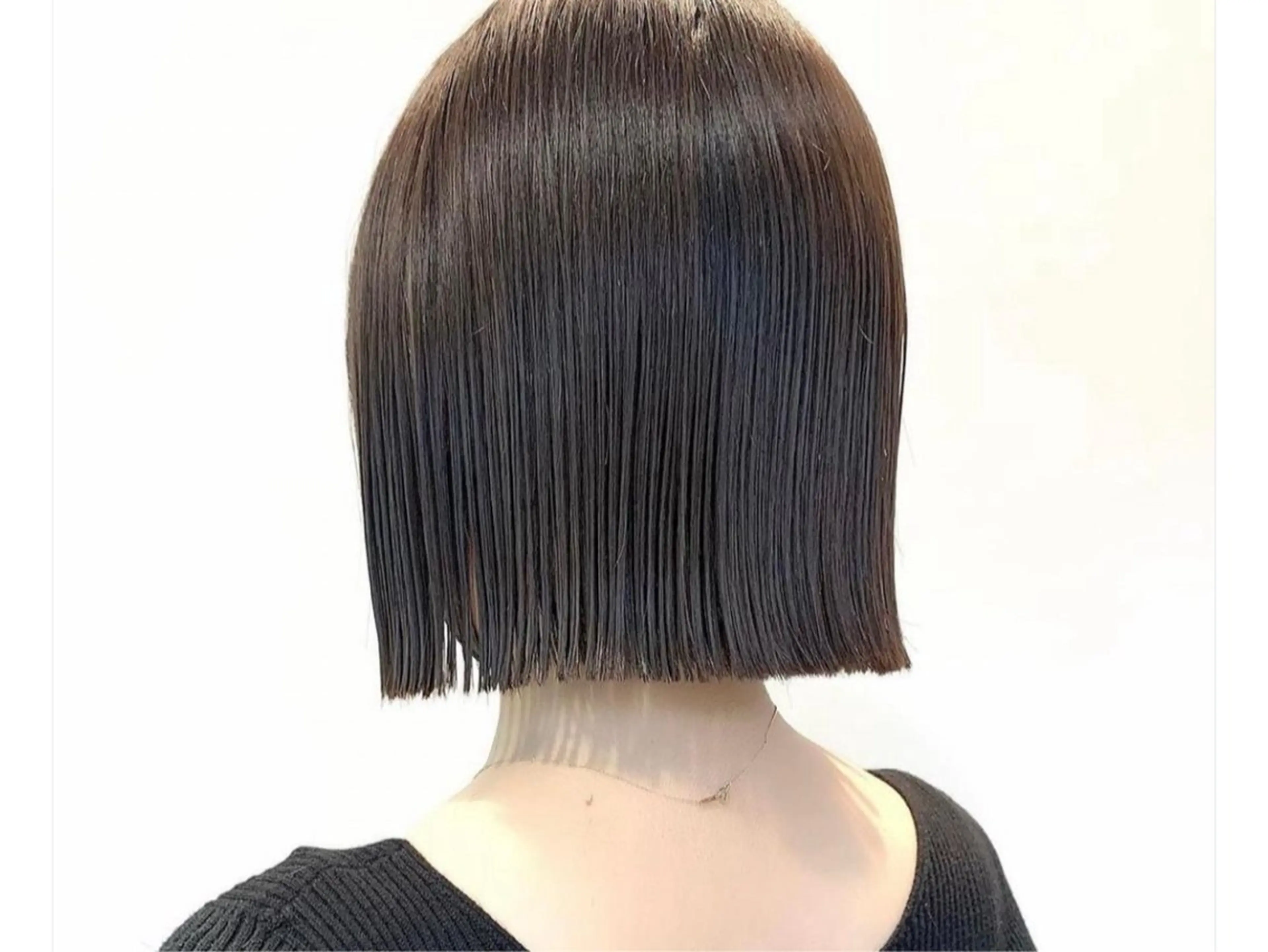 ミディアム 切りっぱなしボブ ボブ 🎀ボブ/レイヤー /銀座/Emaのヘアスタイル