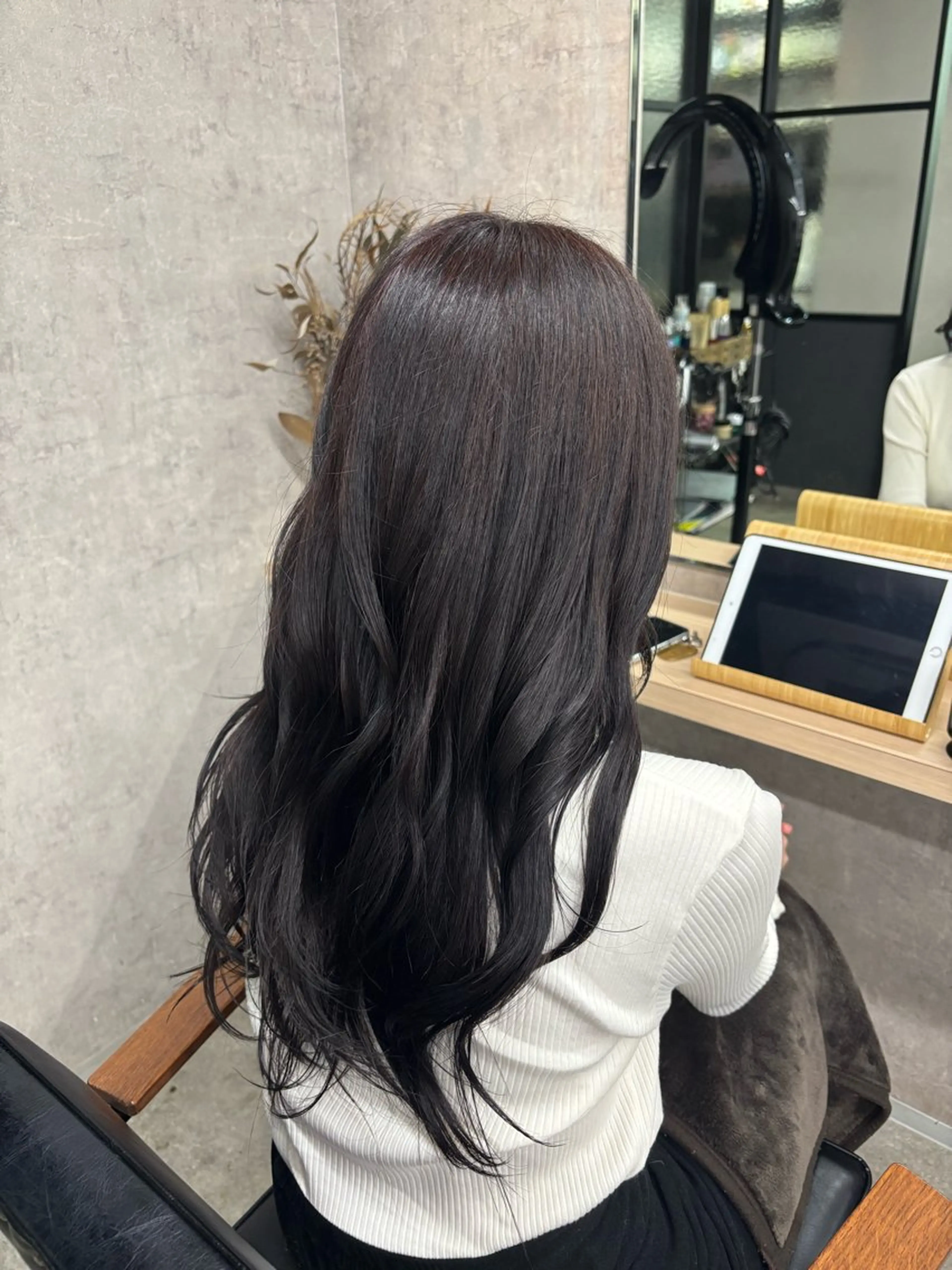 カラー ブラウンカラー ダークブラウン 石原 望来のヘアスタイル