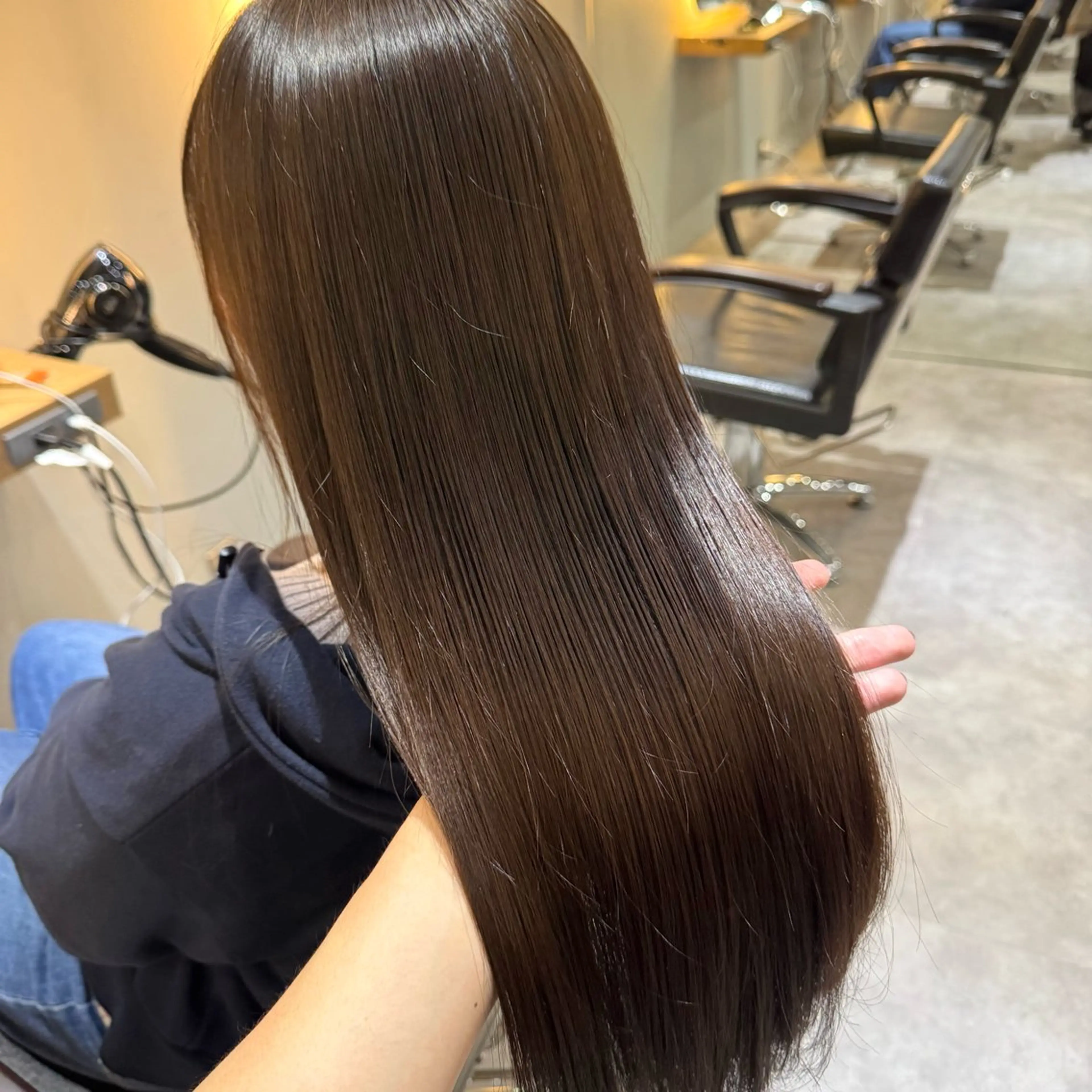 ロング カラー ヘアアレンジ ヘアカラー ブリーチなしカラー /新百合ヶ丘/安形翔のヘアスタイル