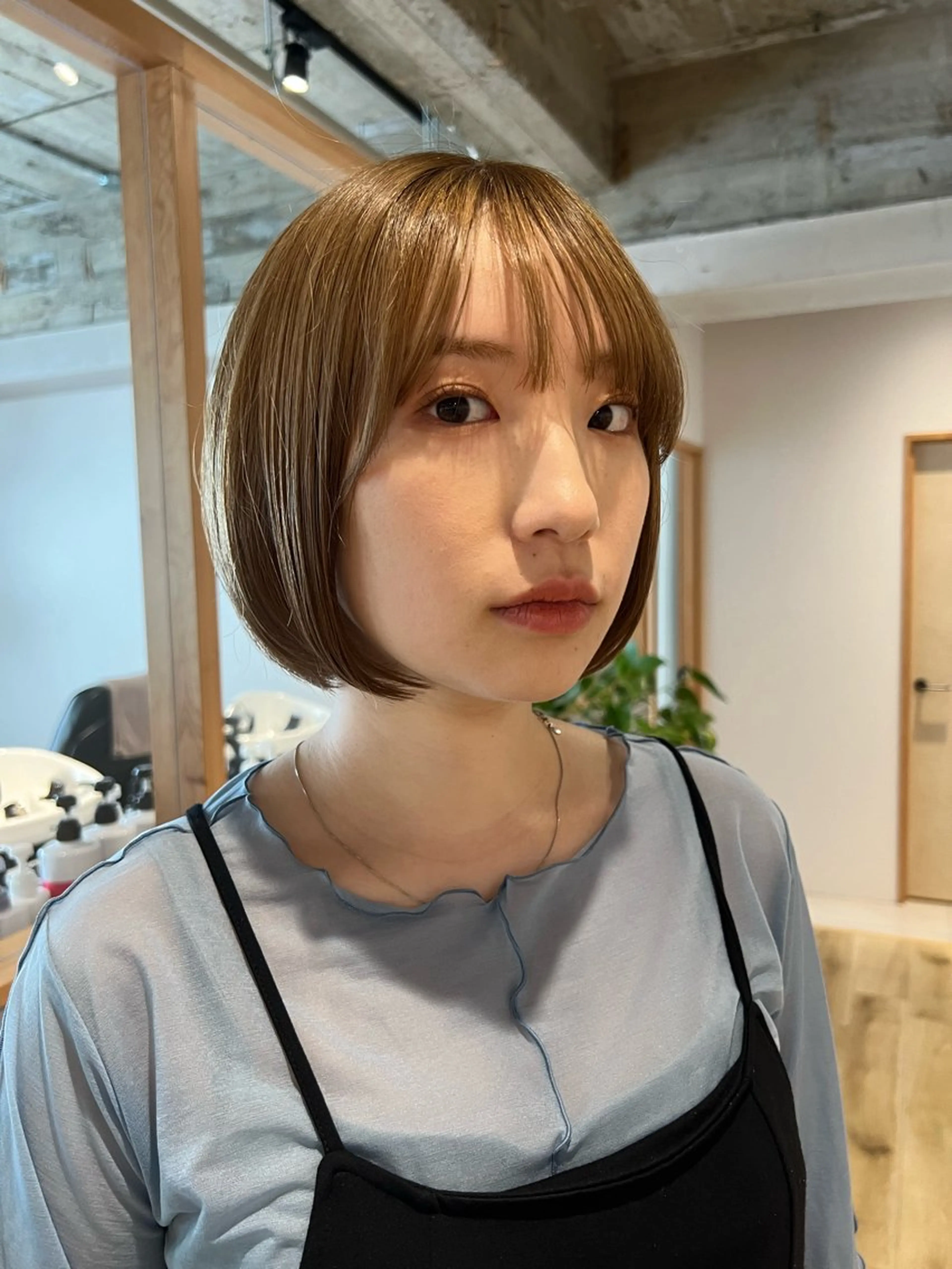 【ご新規様限定20%オフ】ケアカラー＋ブローの写真