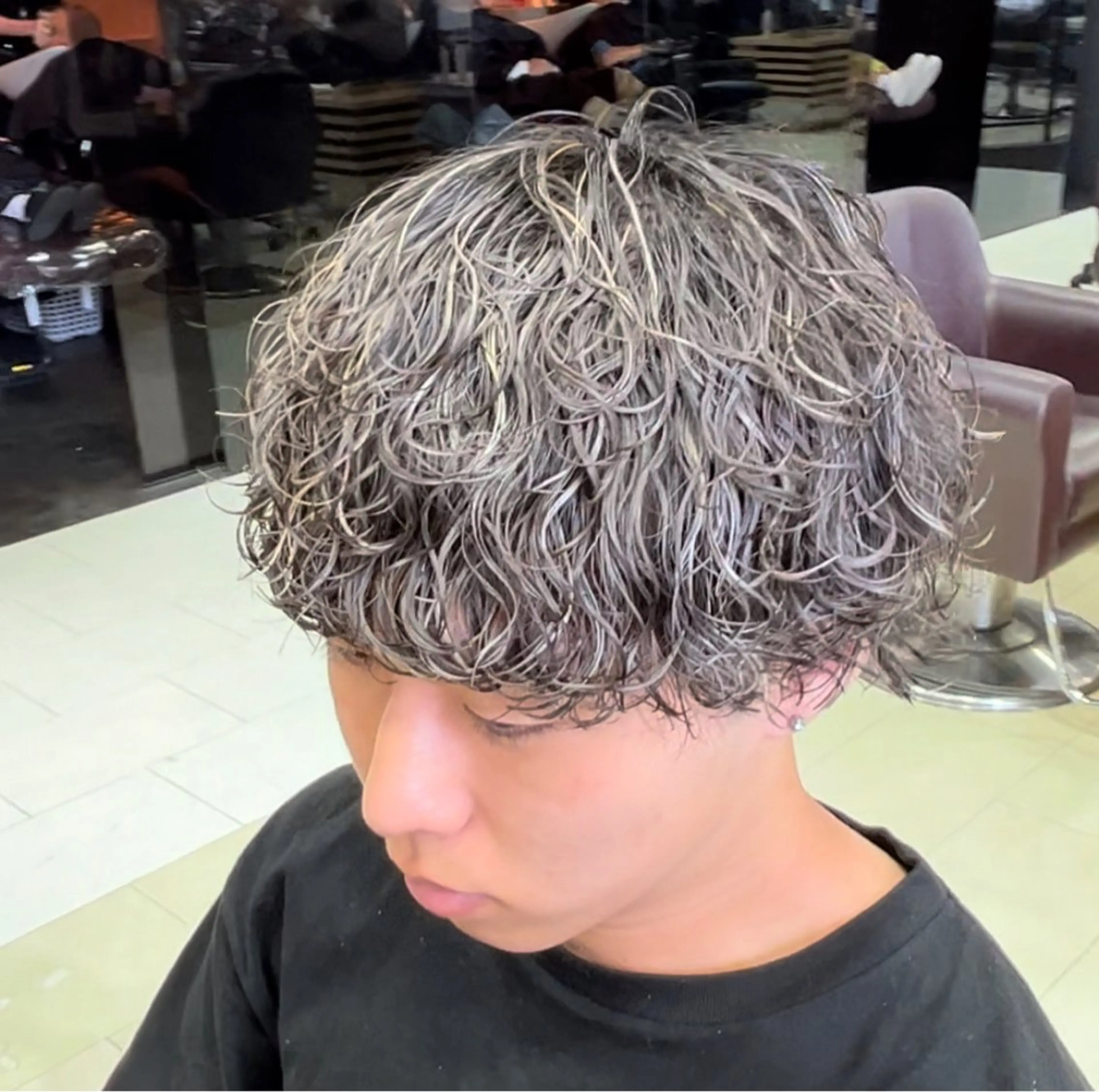 パーマ メンズ カット ヘアカラー パーマ メンズカット松戸/韓 国/メンズパーマ航太のヘアスタイル