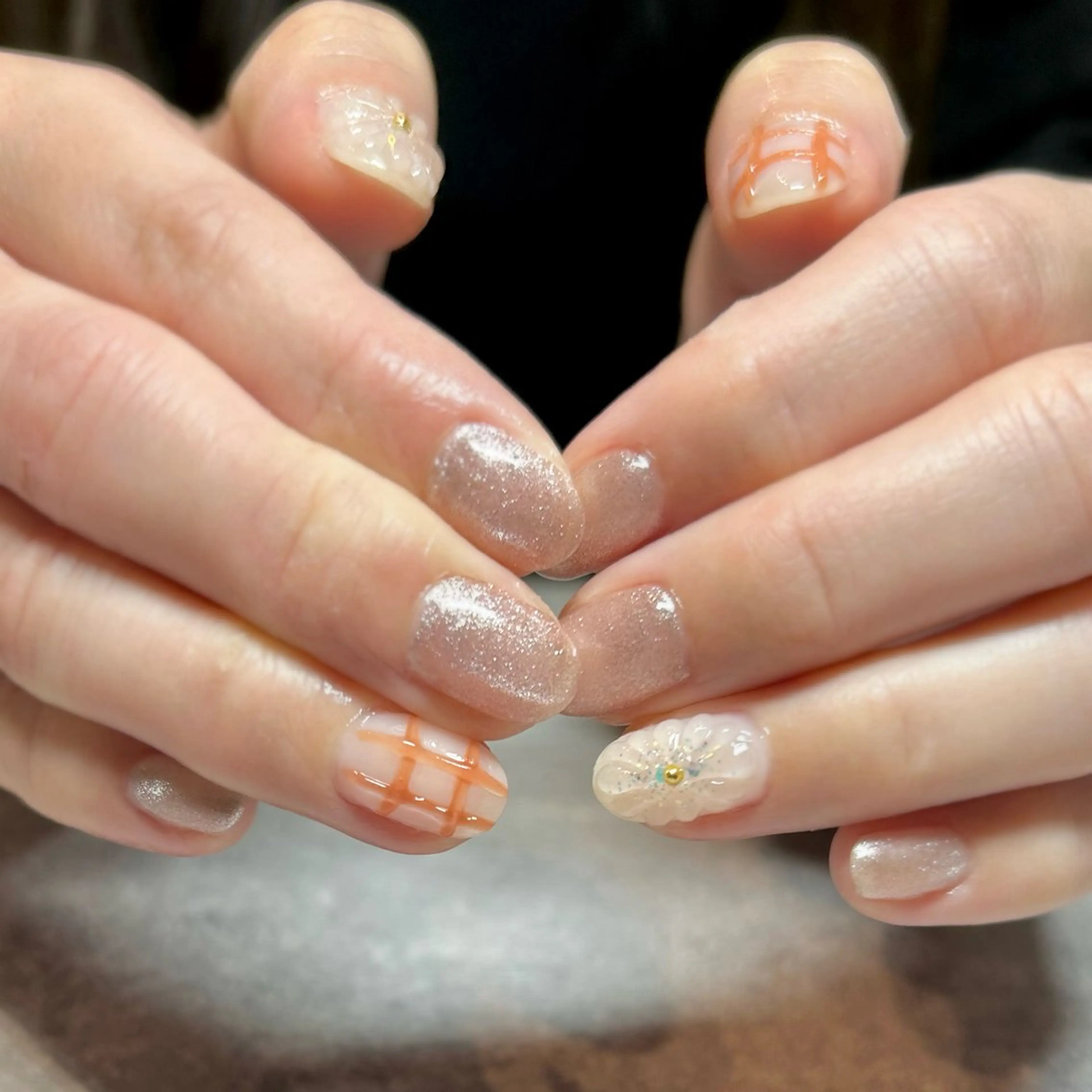 ネイル ぷっくりネイル 春ネイル midori | Nanairoのネイルデザイン