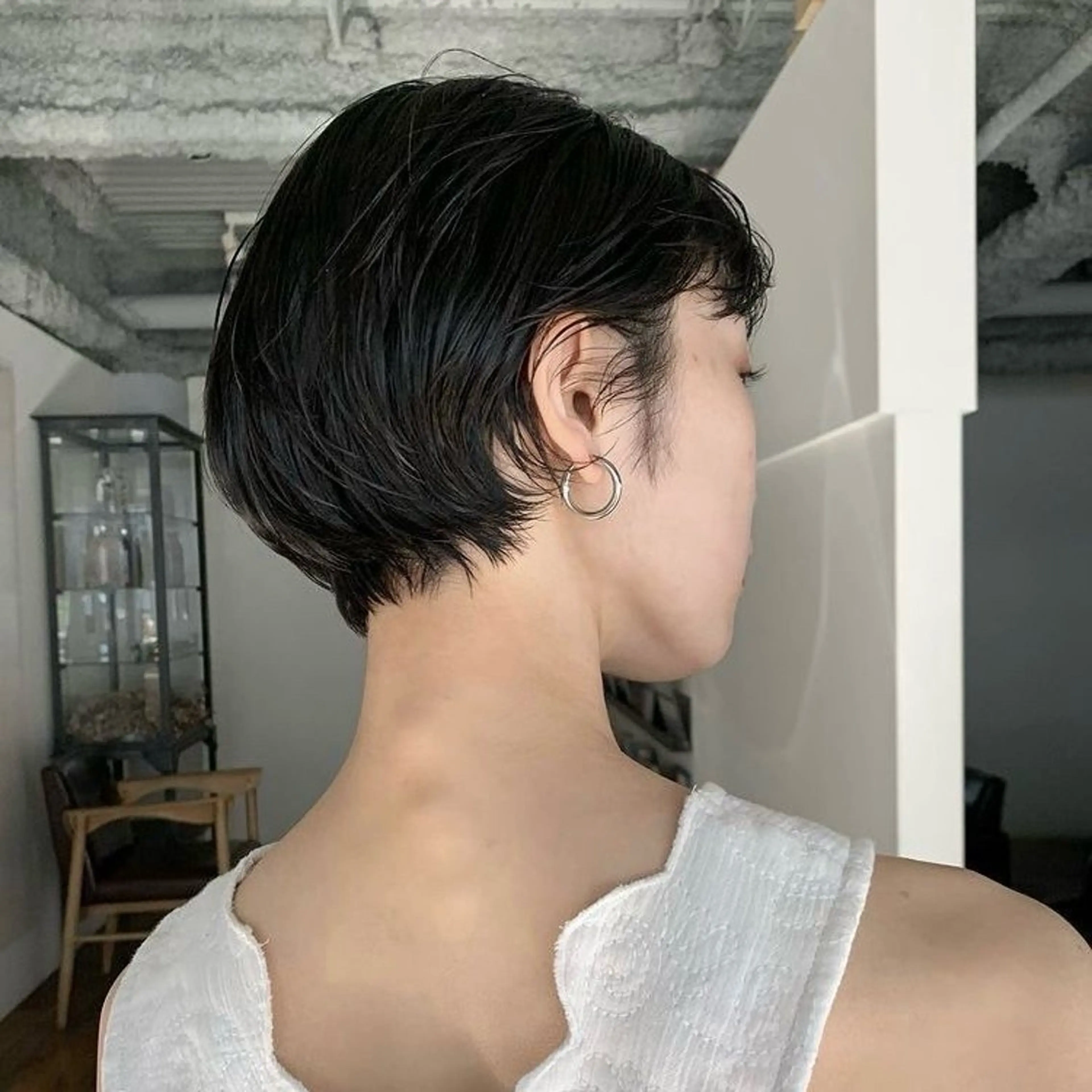 ショート 髪質改善 縮毛矯正 トリートメント 脇野 茉優のヘアスタイル