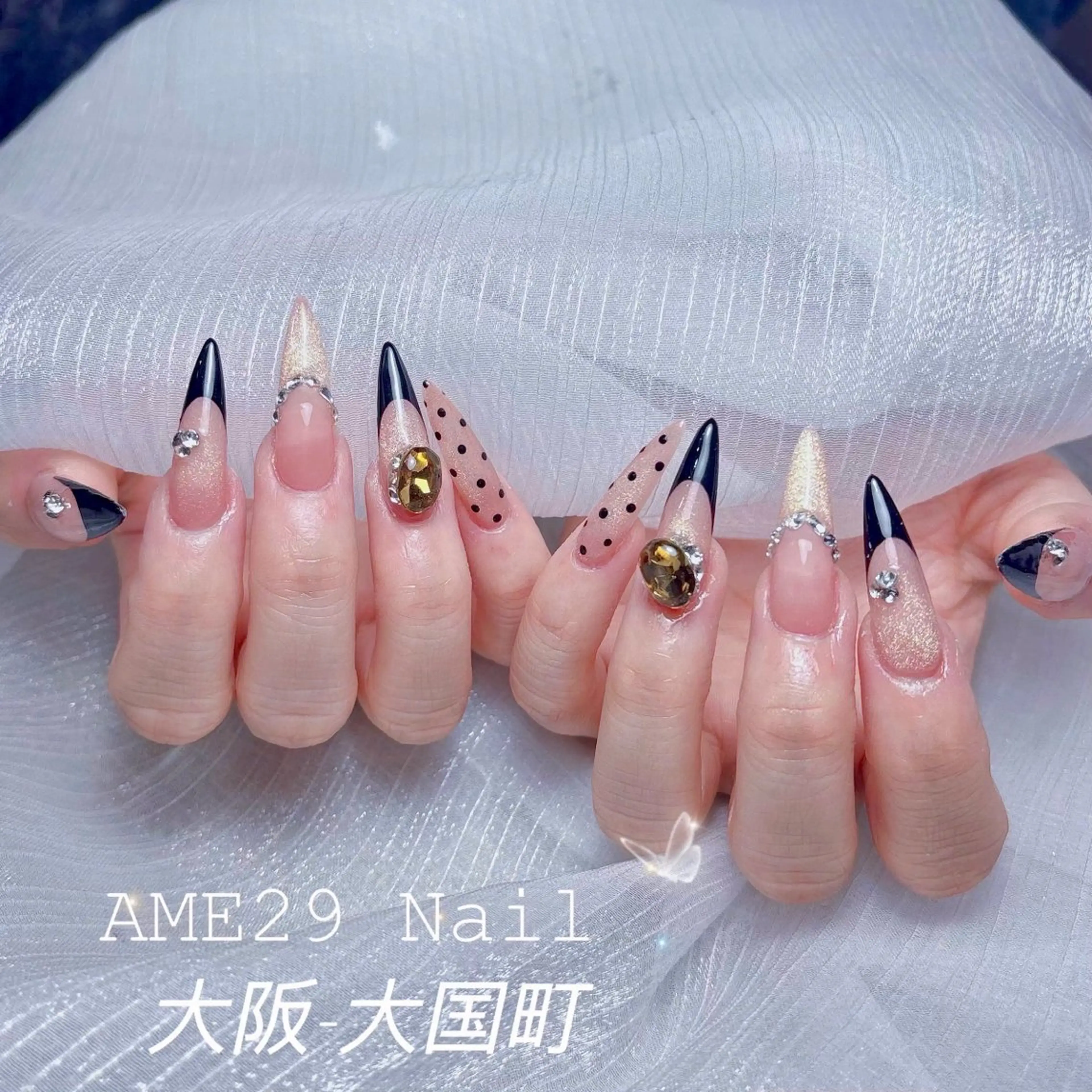 ネイル アートネイル スカルプネイル AME29 Nail ネイルサロンのネイルデザイン