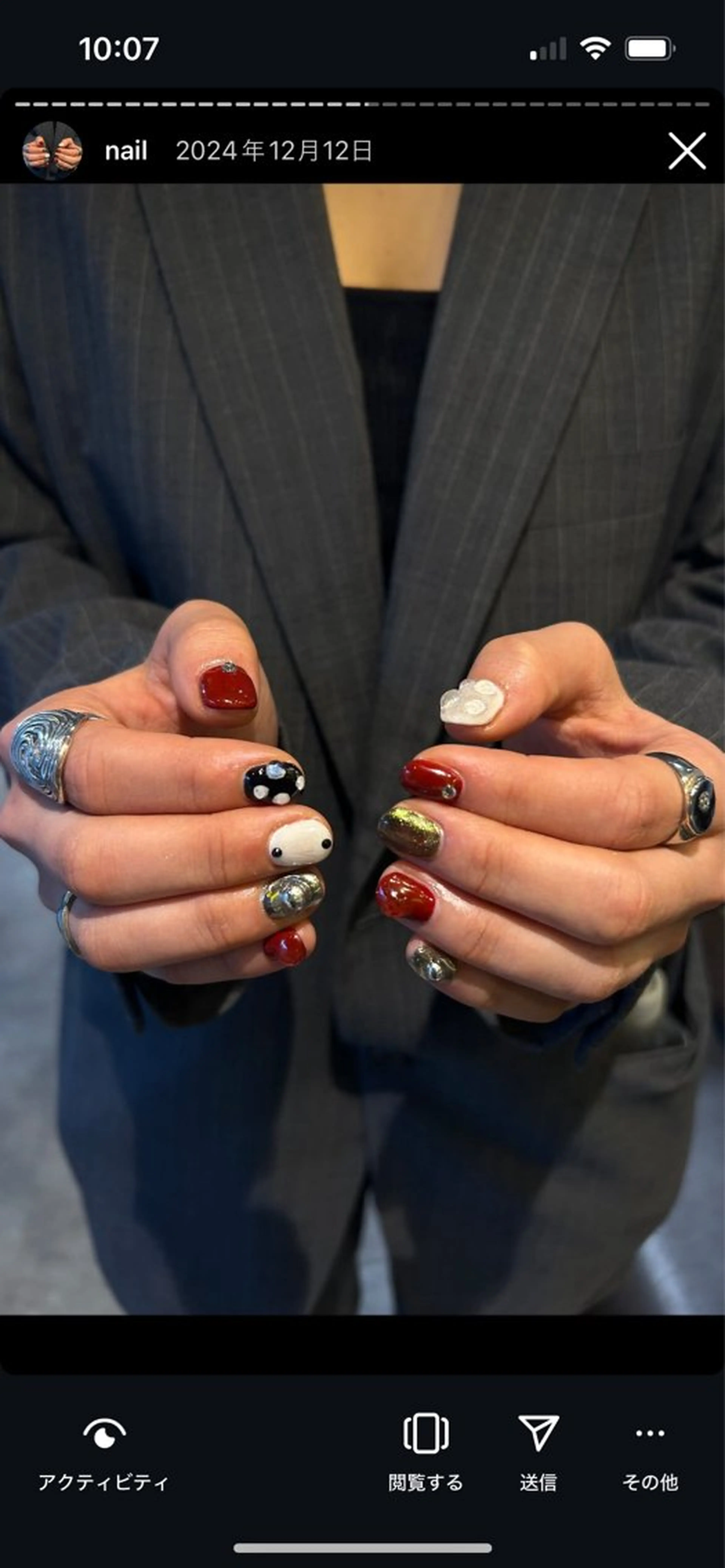 ネイル メンズネイル ハンドネイル ᗰIᖇᗩ☼ 𐦍 ☼ ᑎᗩIᒪの眉毛・アイブロウイメージ