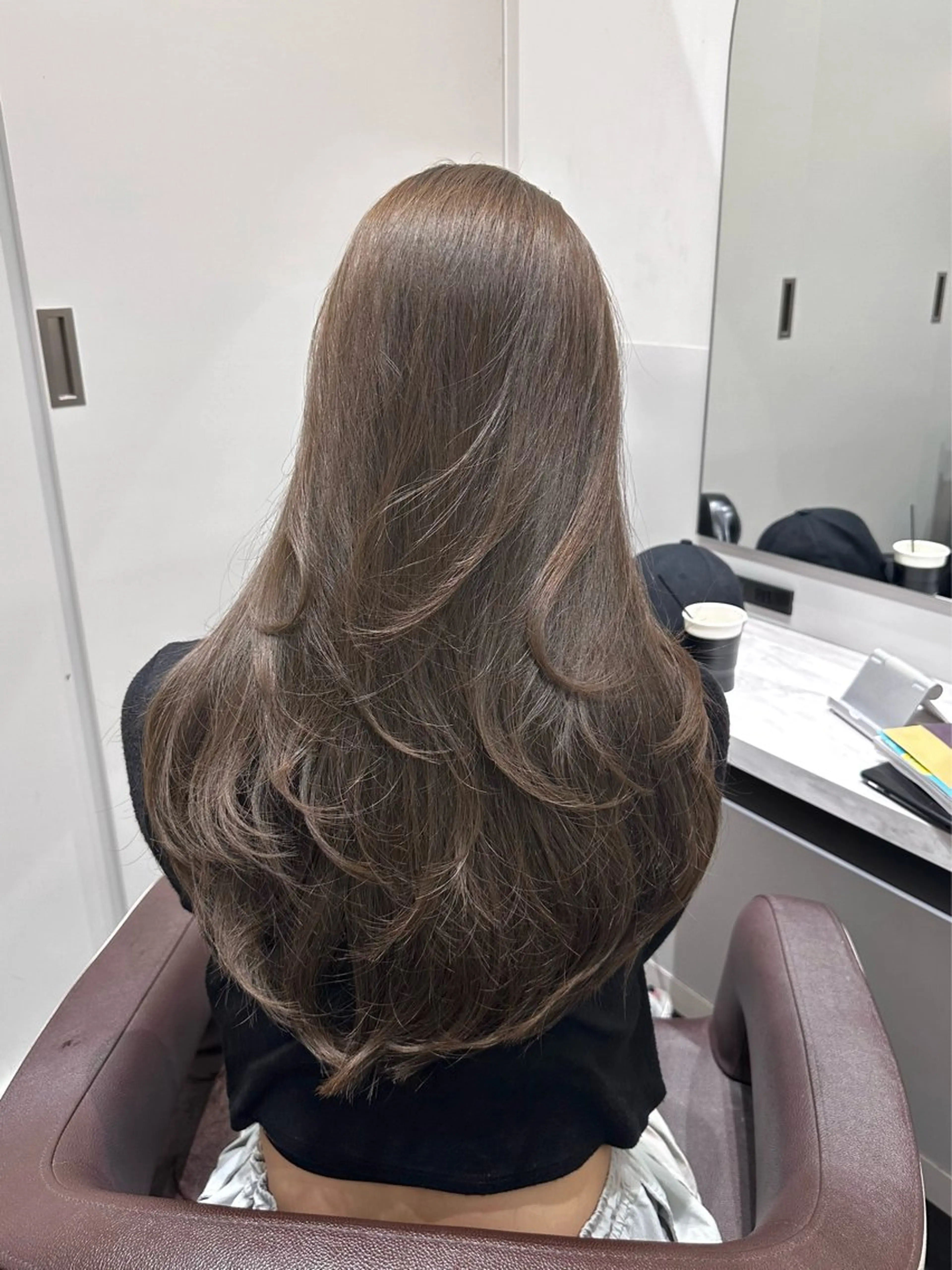 ロング カット ヘアカラー トリートメント 矢野 晃平のヘアスタイル