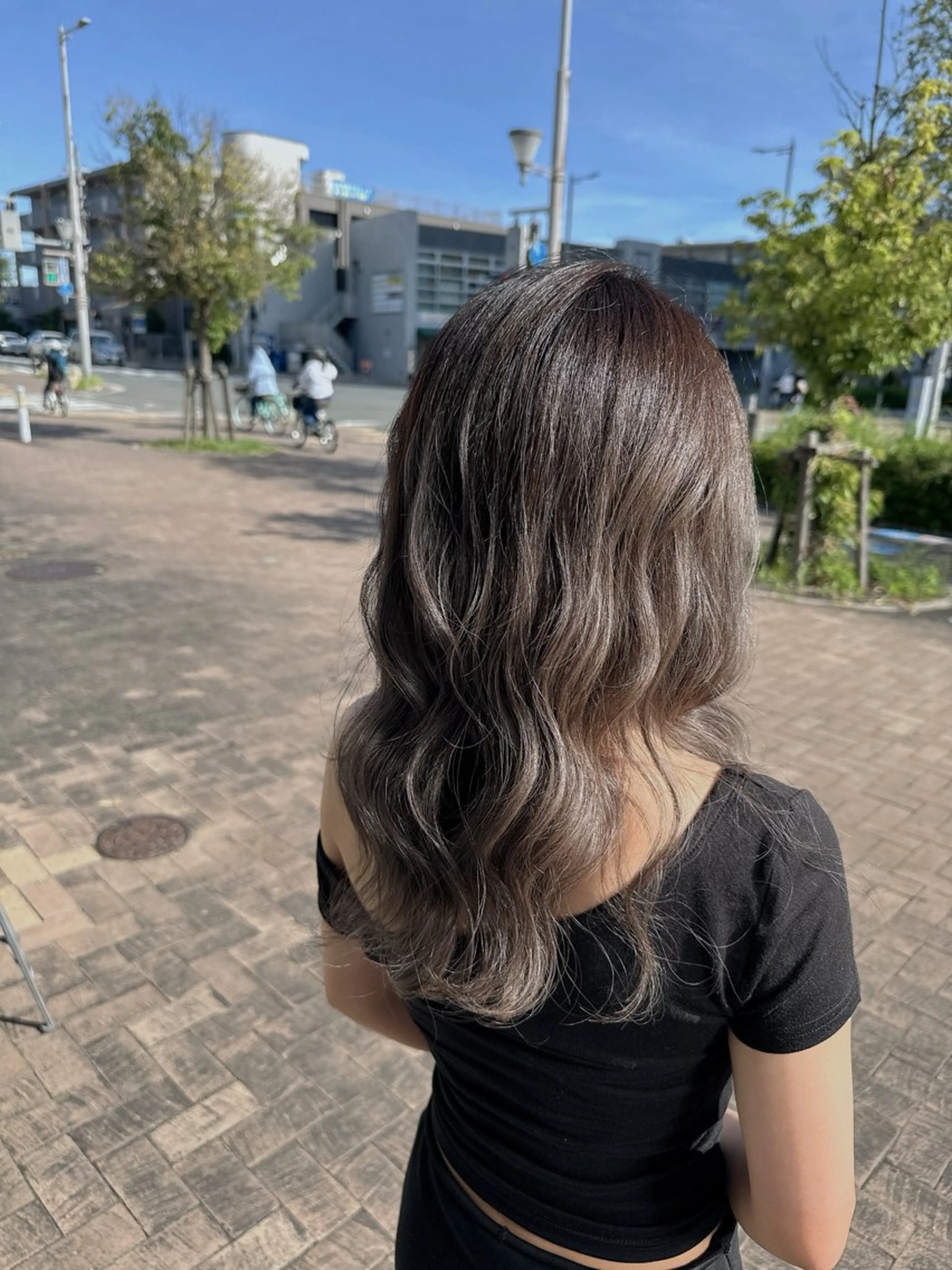 ロング 小村 誠也のヘアスタイル