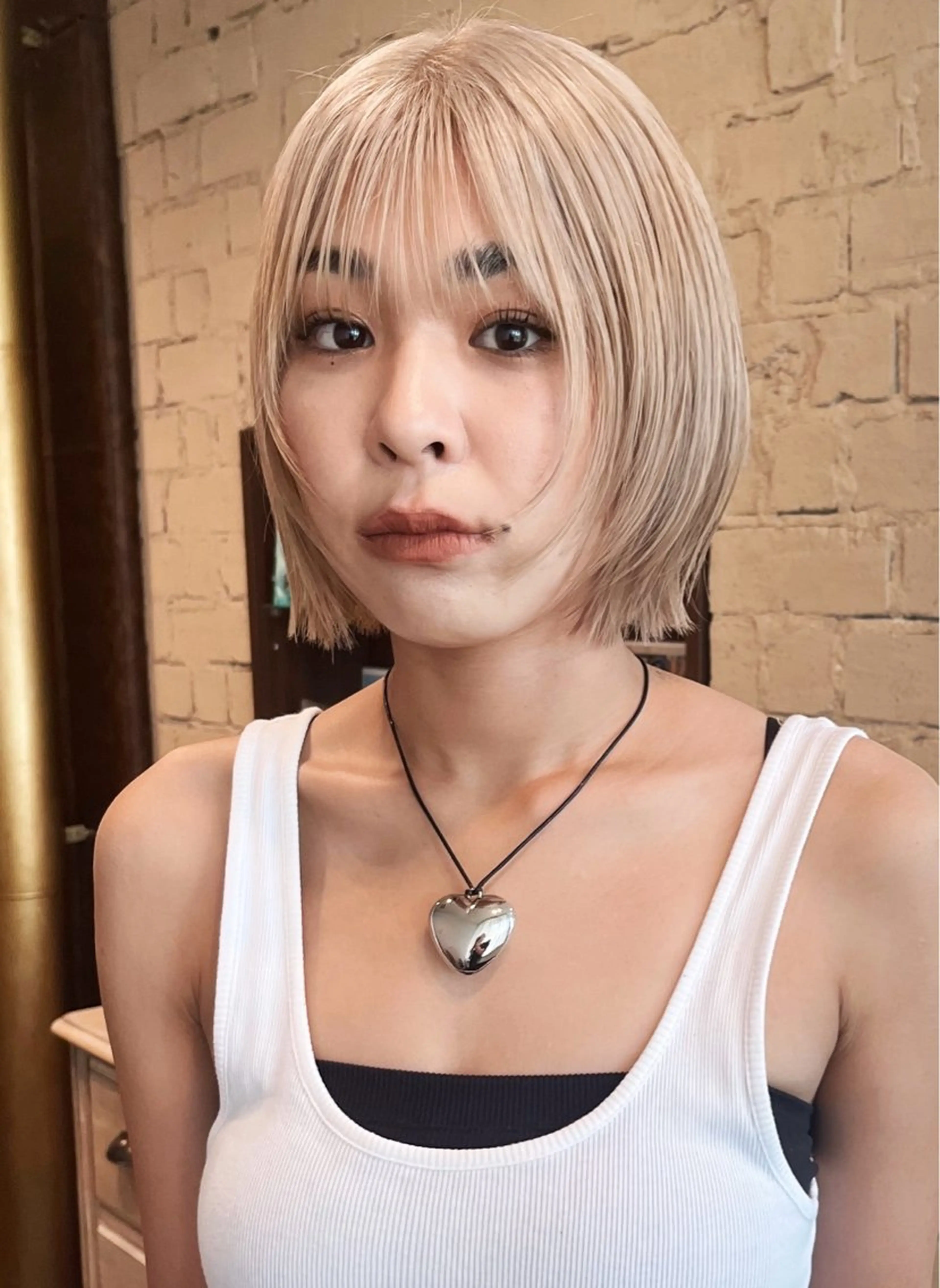 ミディアム カット ヘアカラー トリートメント trono所属・艶カラー🌿 /ふっこのヘアスタイル