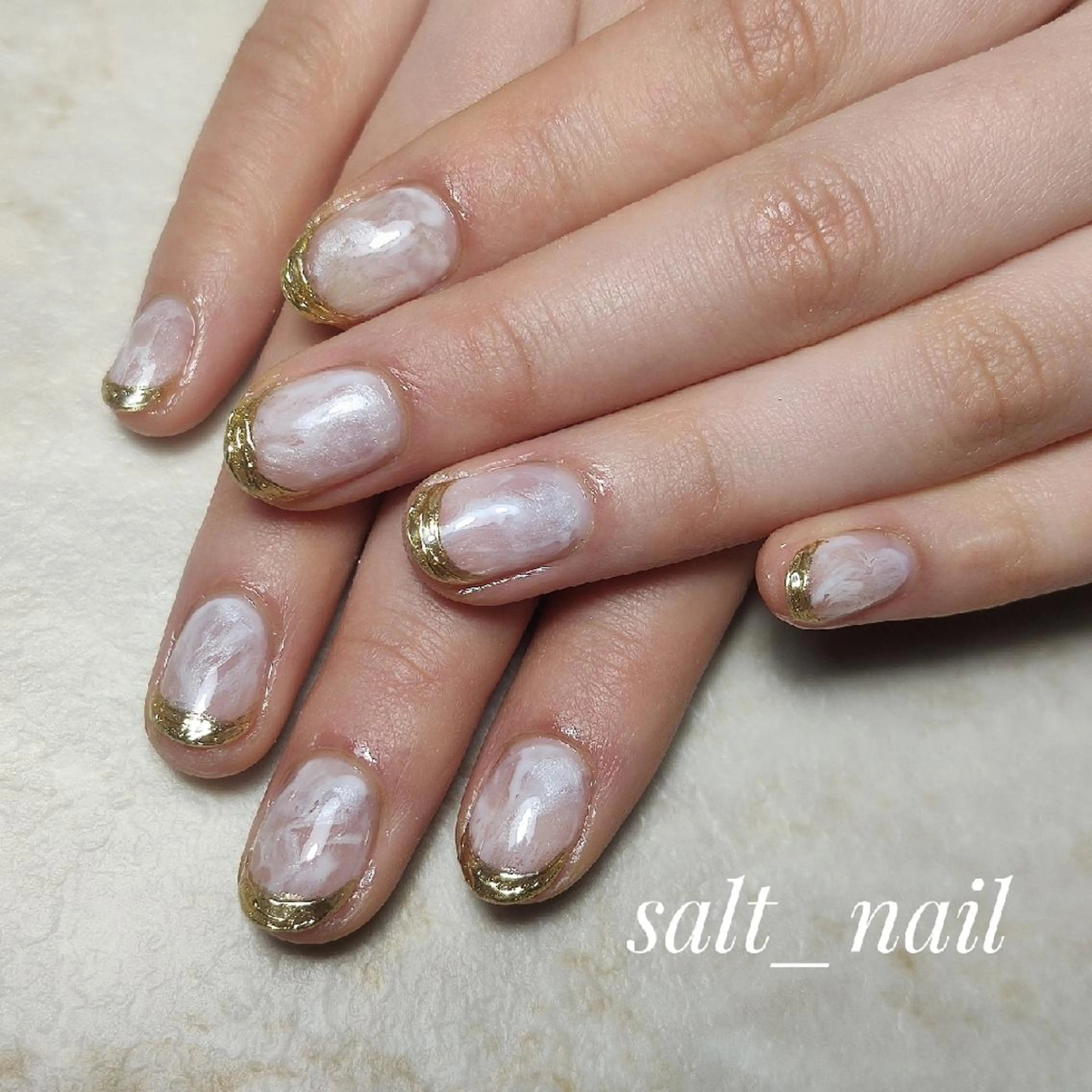 ネイル フレンチネイル ニュアンスネイル ハンドネイル 個人サロン saltnailのネイルデザイン