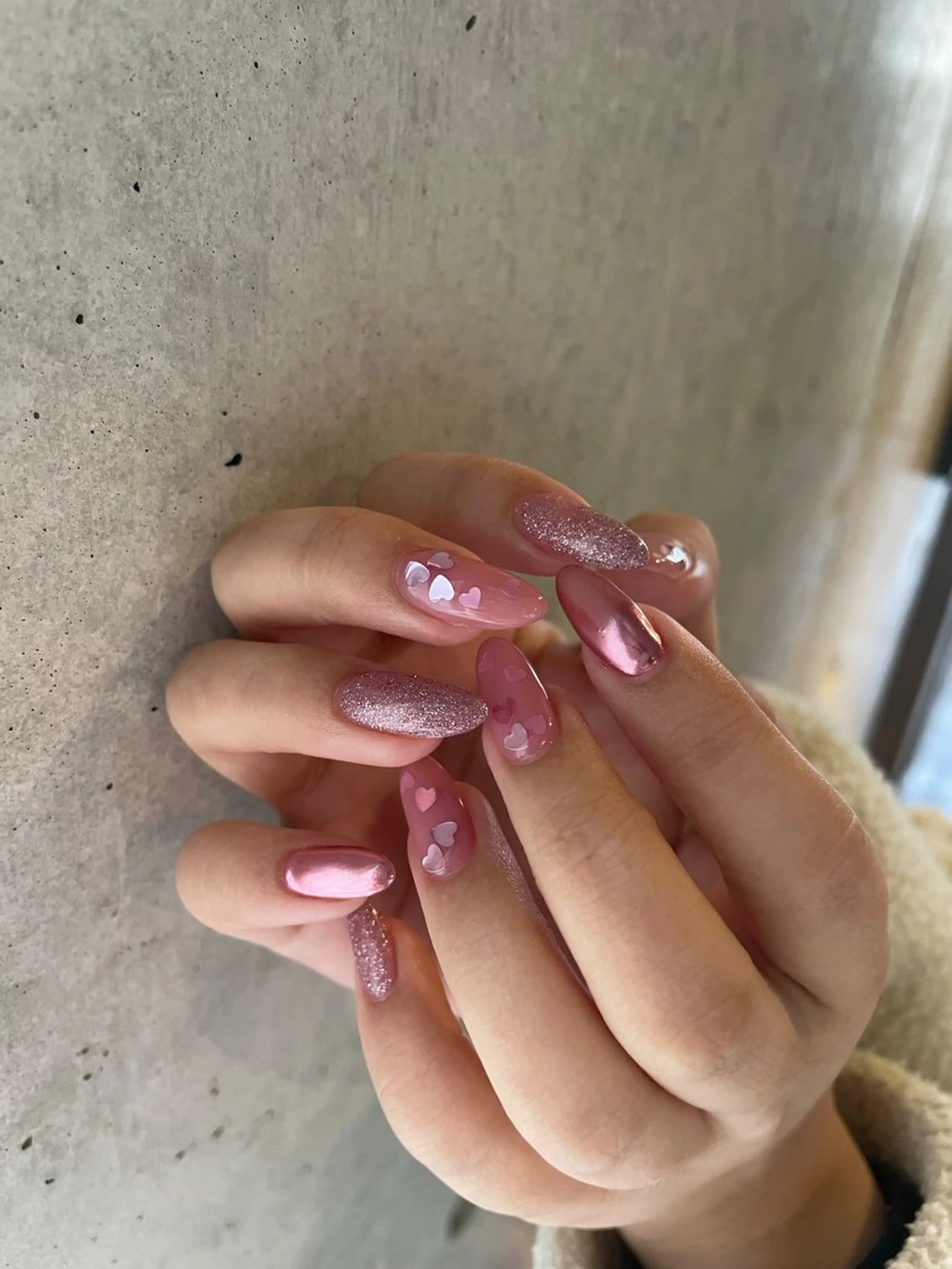 ネイル ハート Manon Yuiのネイルデザイン