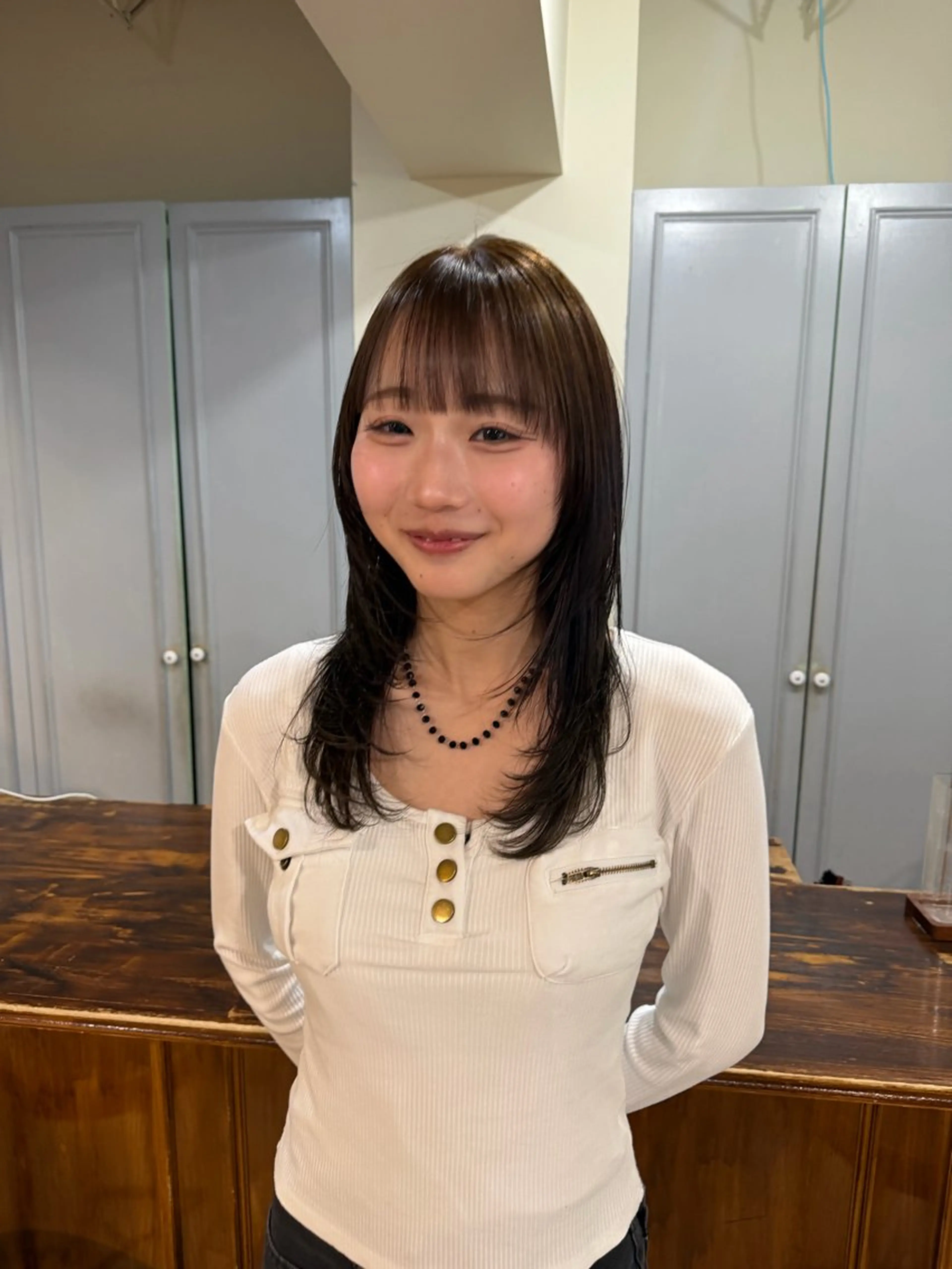 ミディアム カラー カット ヘアカラー 🤩噂のMr.髪ポジ ティブ®️yu🤩のヘアスタイル