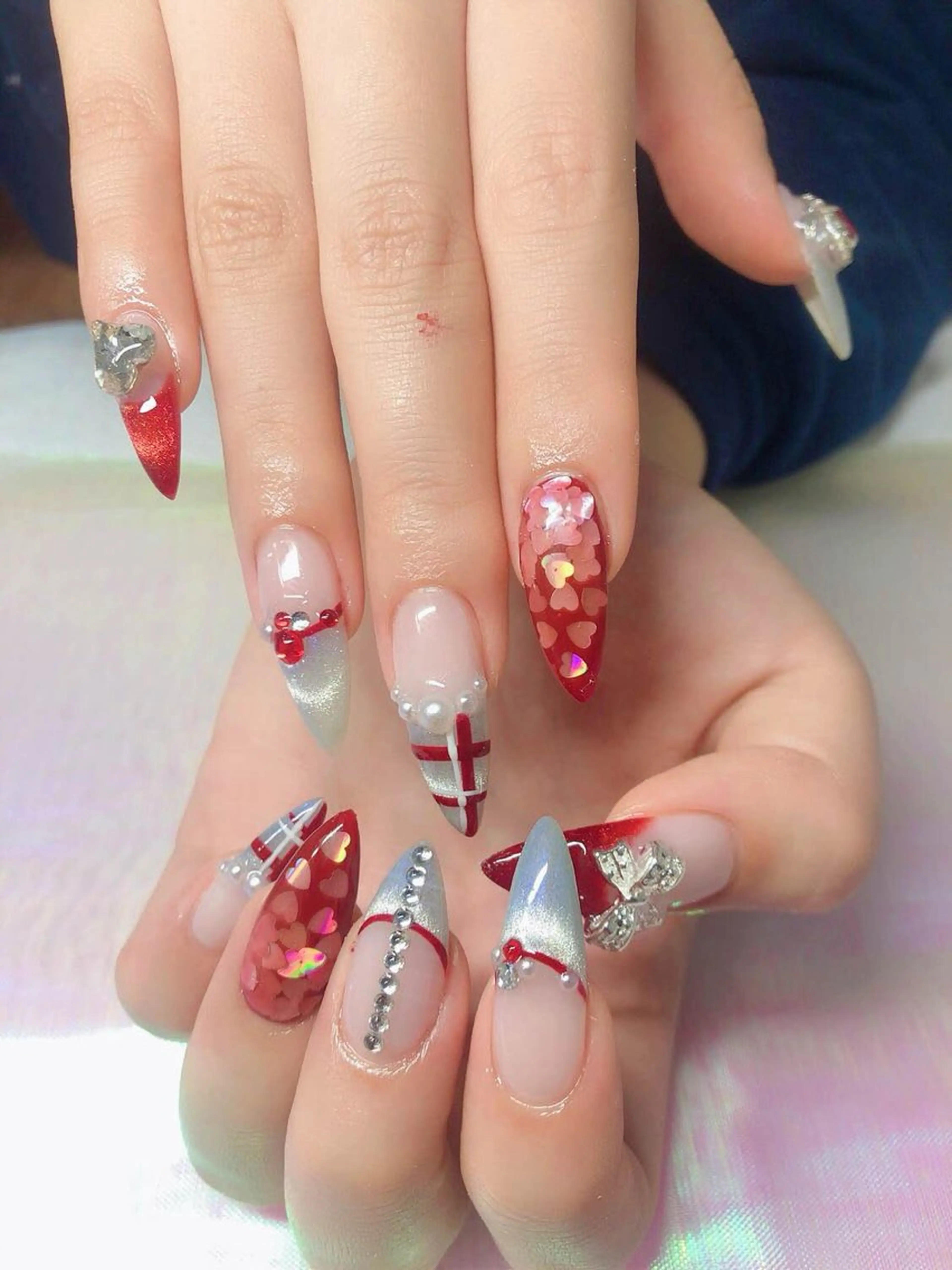 ネイル フレンチネイル 持ち込み ネイルチップ ハンドネイル Miu nailのネイルデザイン