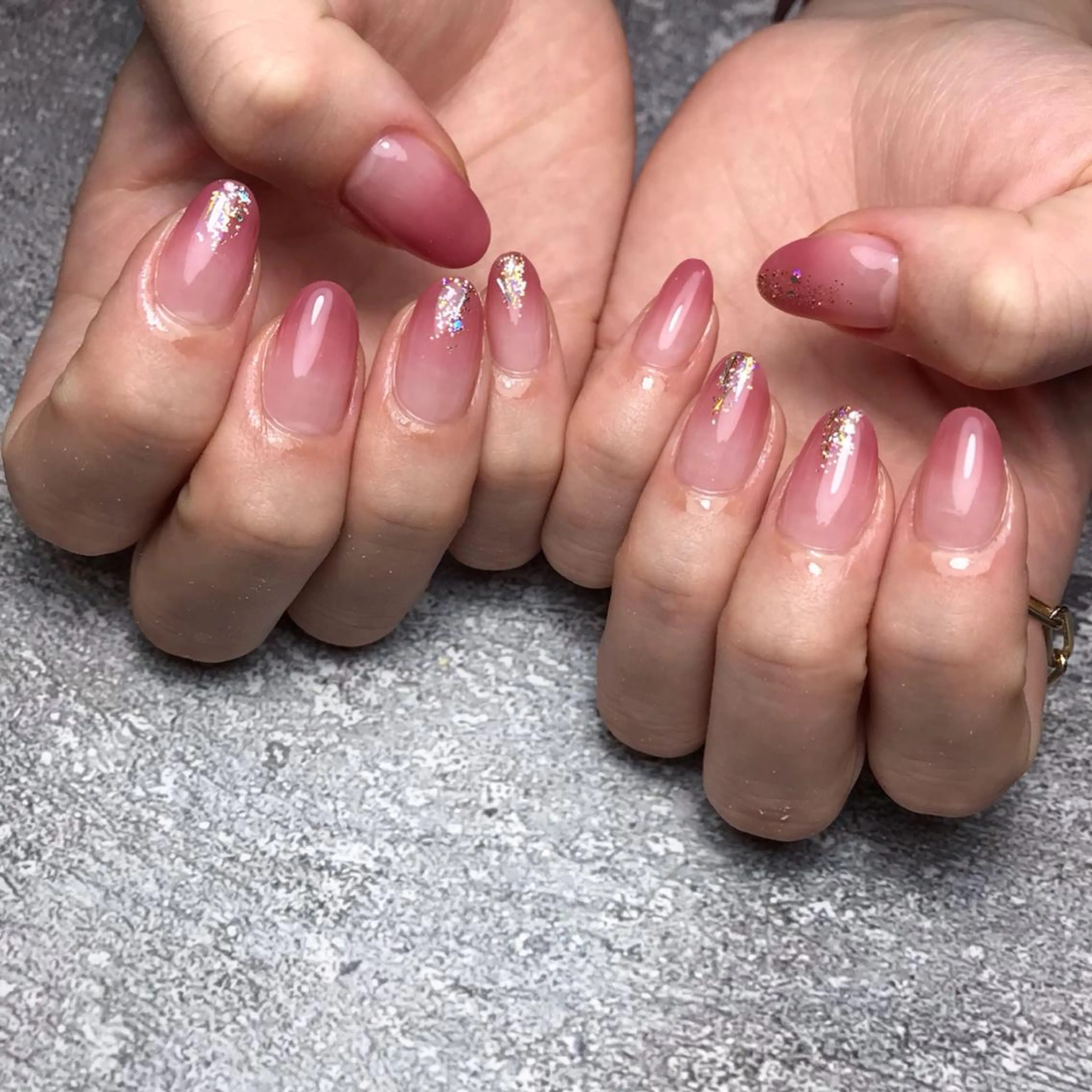 ネイル ラメ(グリッター) ハンドネイル 💅chainail _aiのネイルデザイン