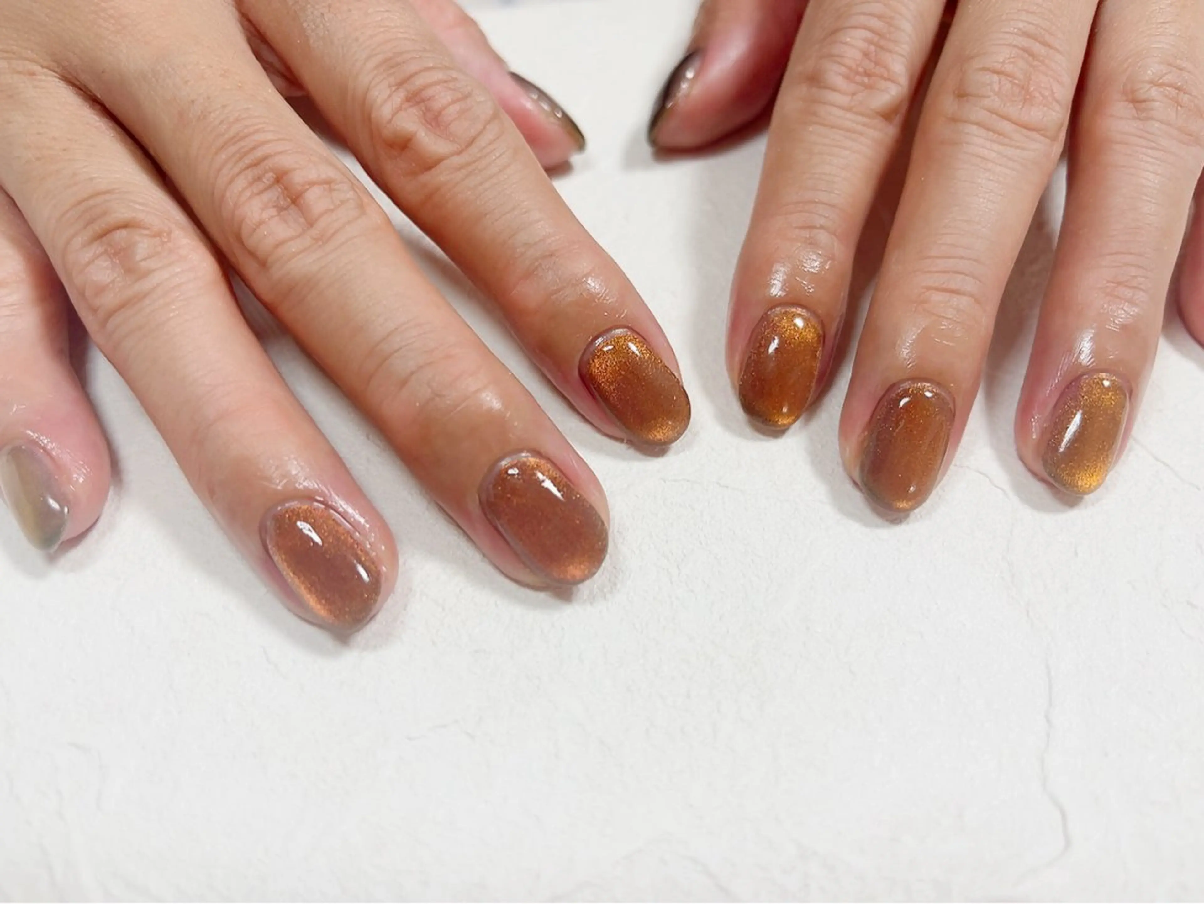 ネイル フットネイル ジェルネイル キラキラネイル マグネットネイル メンズネイル kiki nail たまプラーザのネイルデザイン