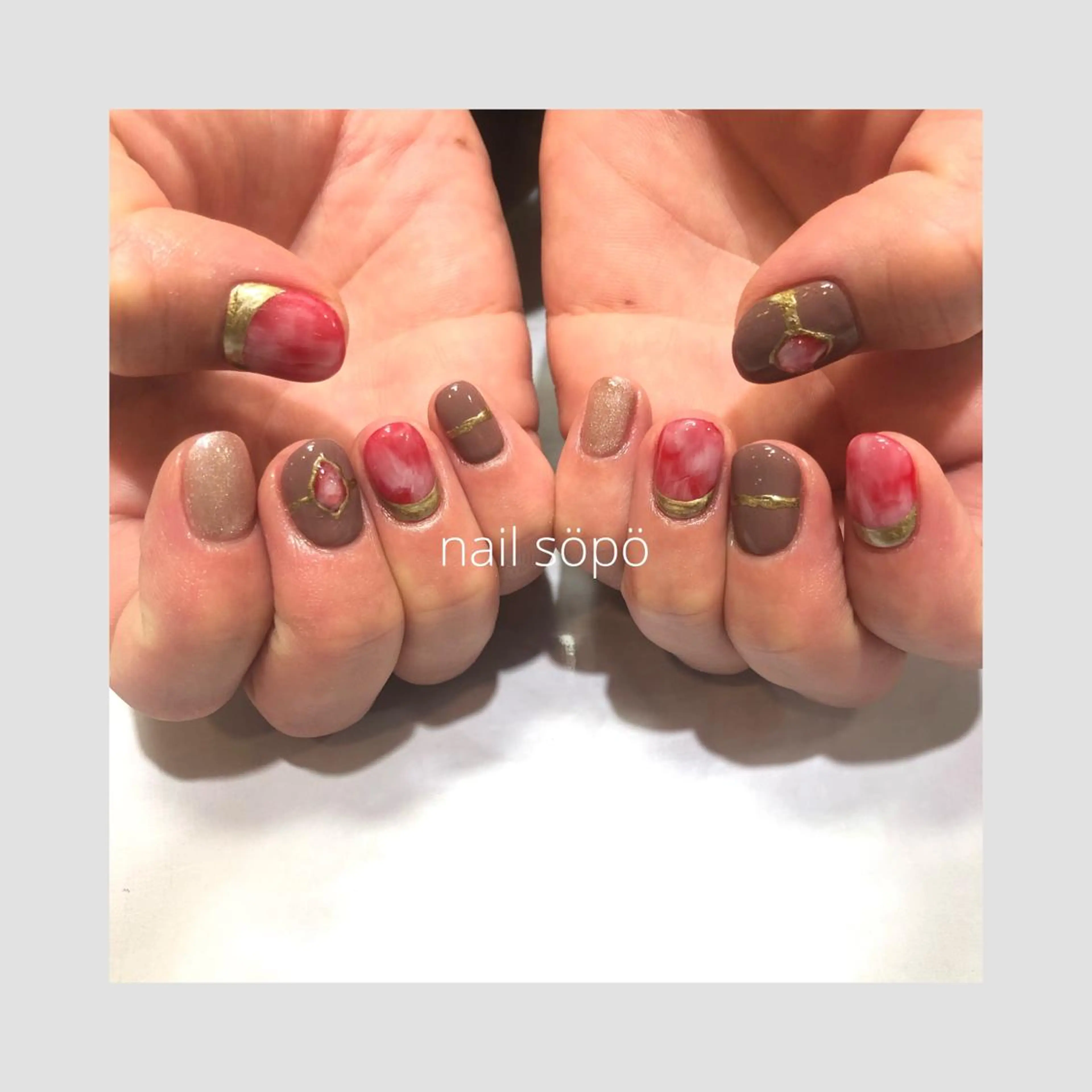 ネイル 自由が丘✳︎奥沢 nail söpöのネイルデザイン