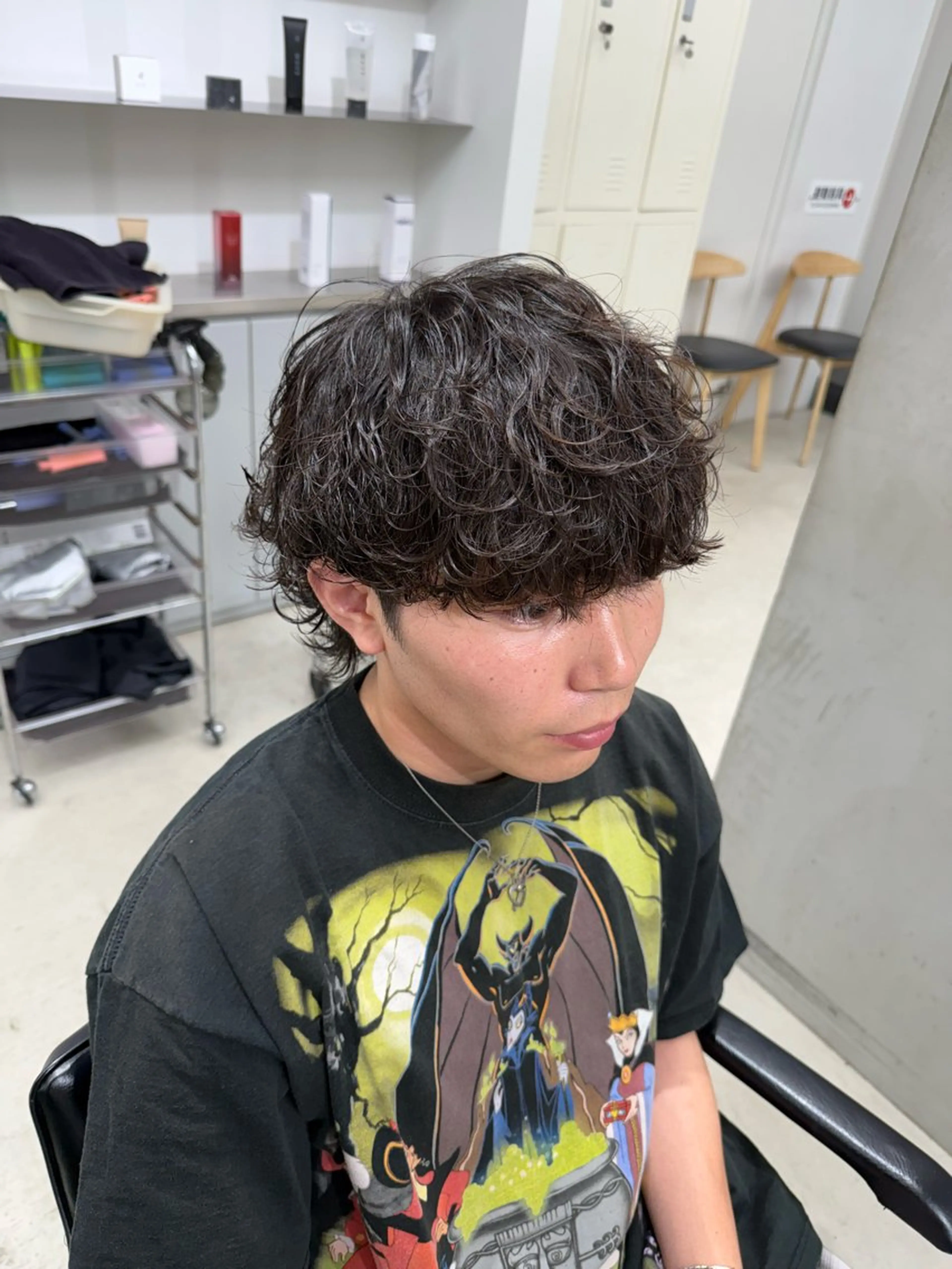 パーマ メンズ 深谷 侑亮のヘアスタイル