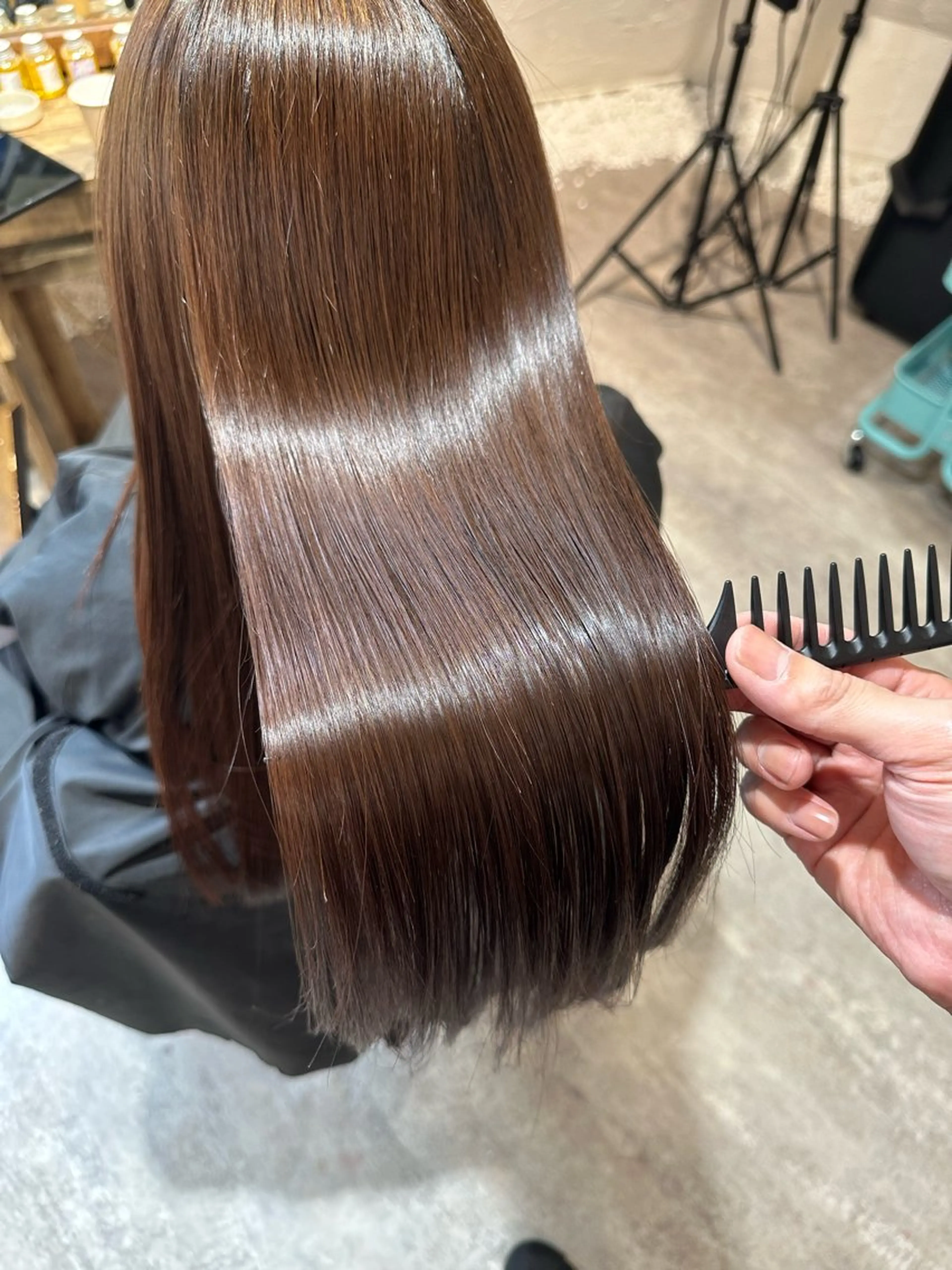 ロング 美髪質改善✨ 縮毛矯正✨HIDEのヘアスタイル